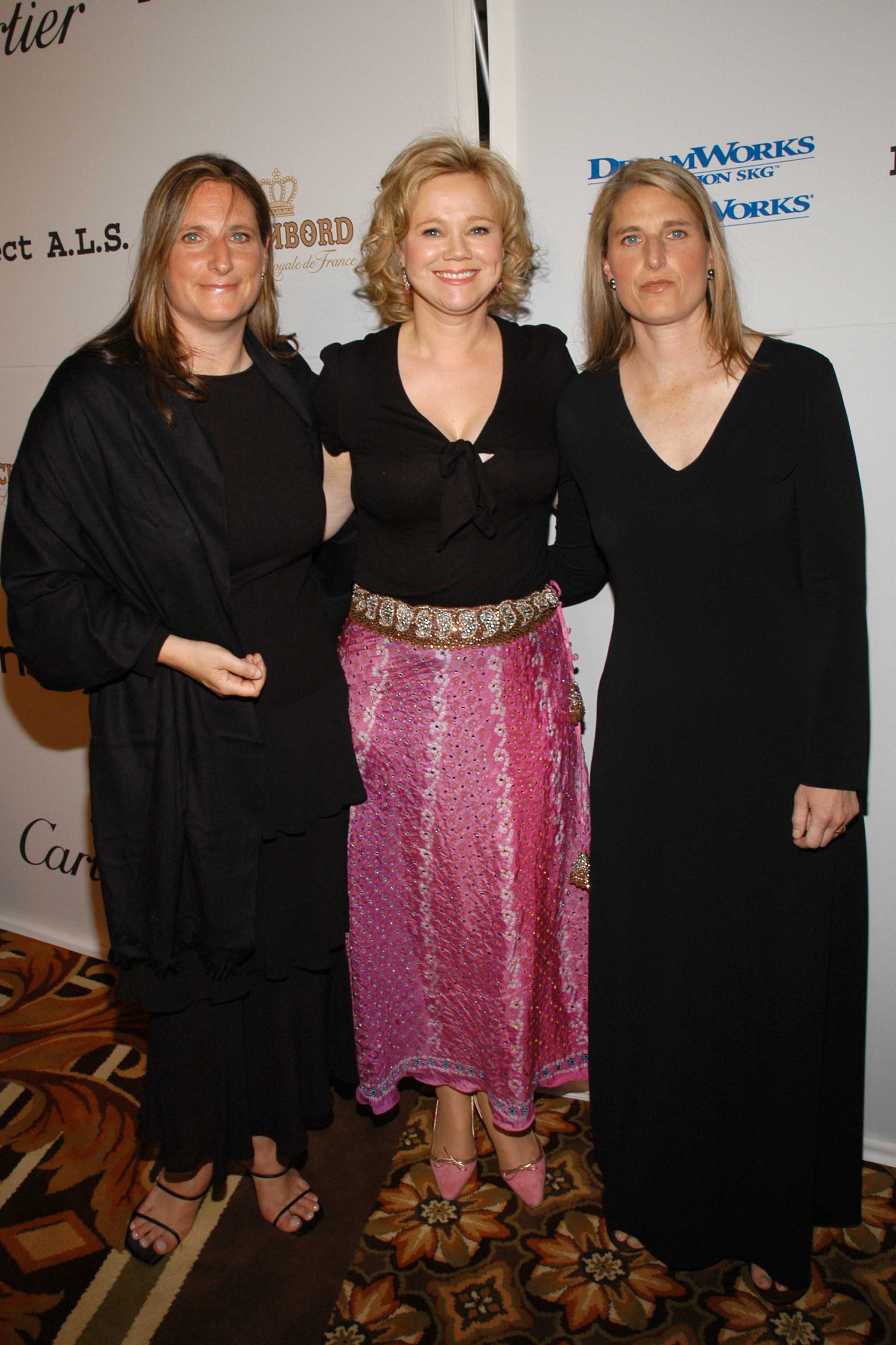 Meredith Estess, Gina Kimmel, and Caroline Rhea at the Annual Project A.L.S. Gala honoring Ben Stiller at Westin Century Plaza Hotel & Spa on May 6, 2005, in Los Angeles, California. | Source: Getty Images