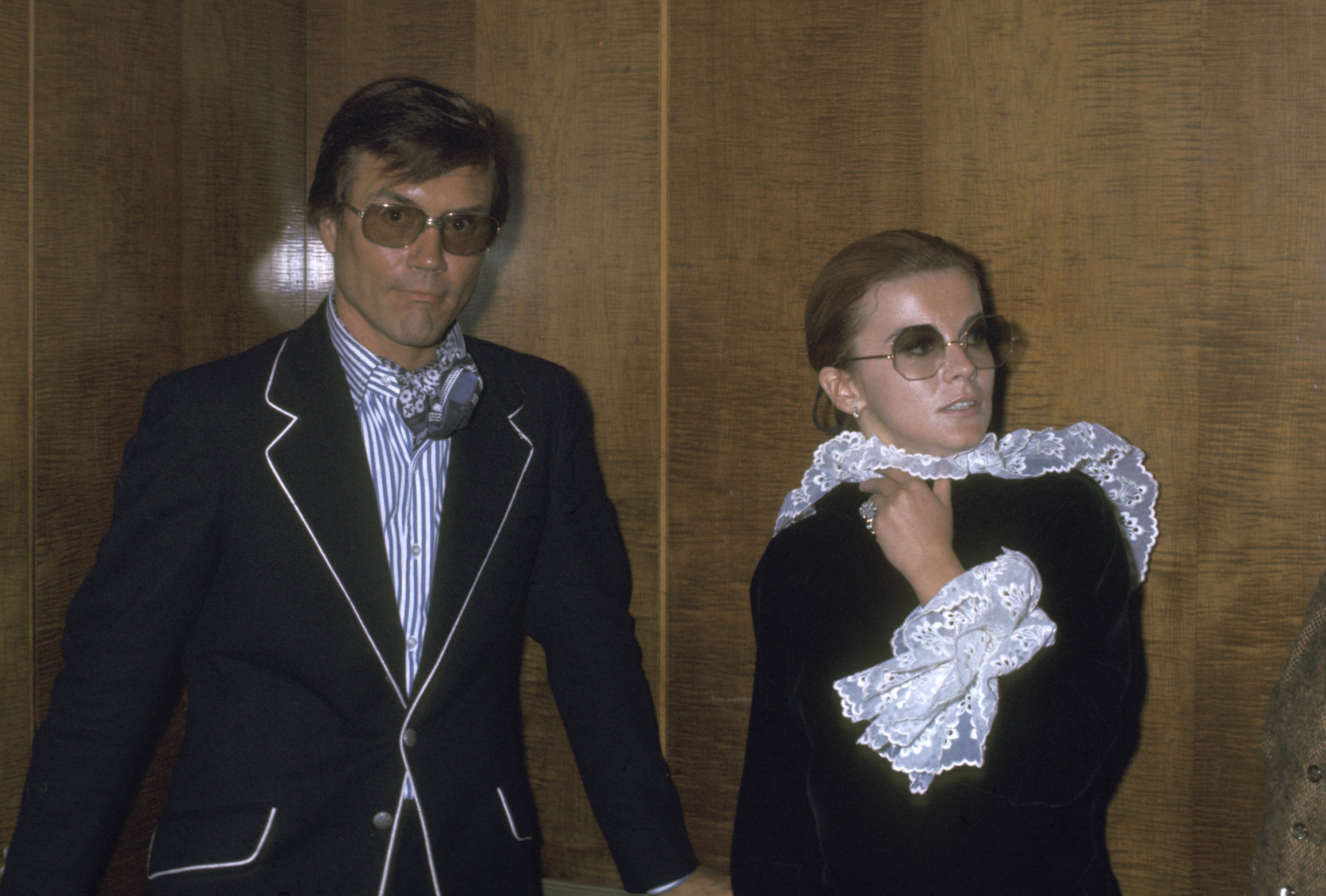 Ann-Margret and her husband of fifty years, Roger Smith, during their visit in New York City, New York. / Source: Getty Images