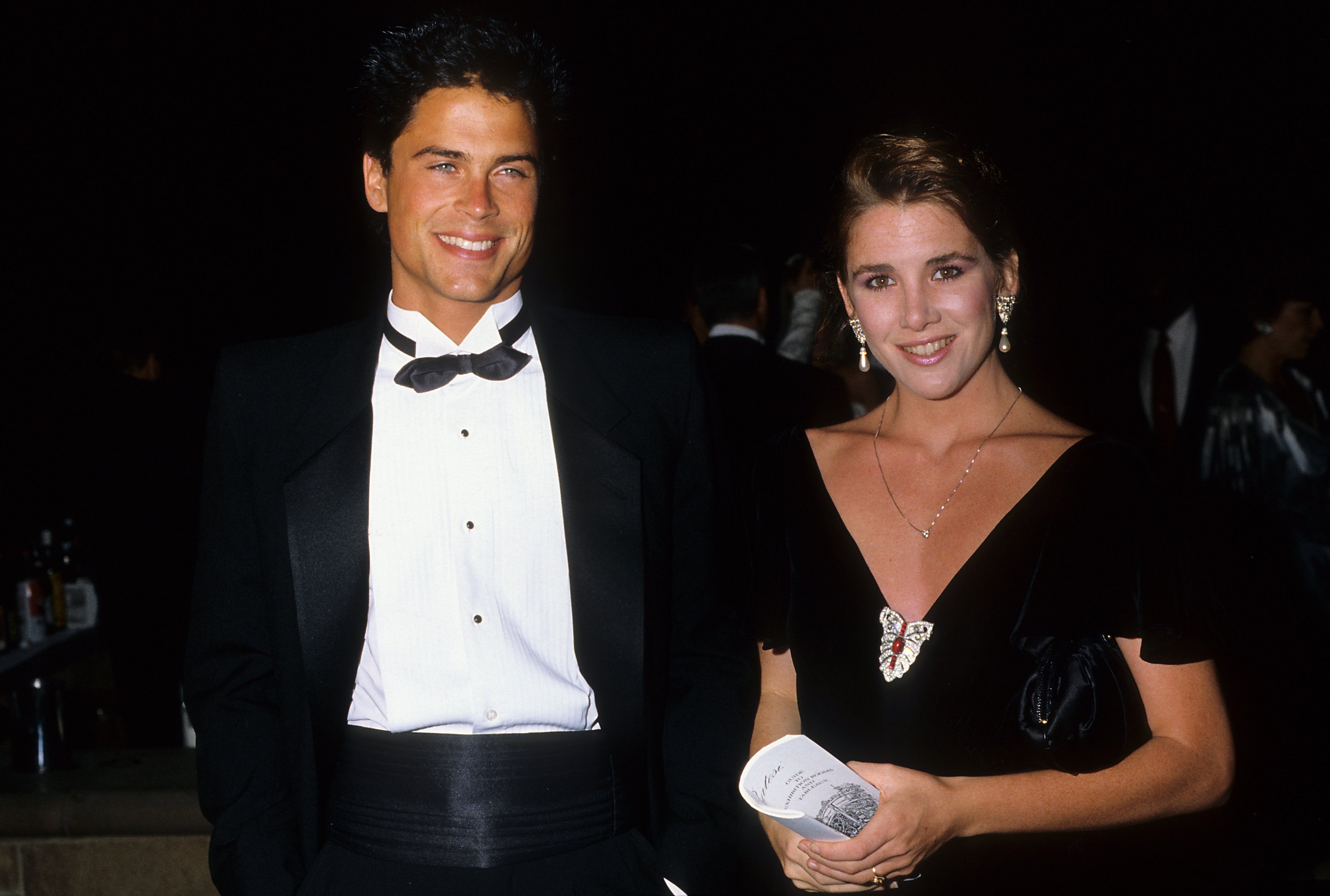 Rob Lowe and Melissa Gilbert pose for a portrait in 1987 in Los Angeles, California | Source: Getty Images