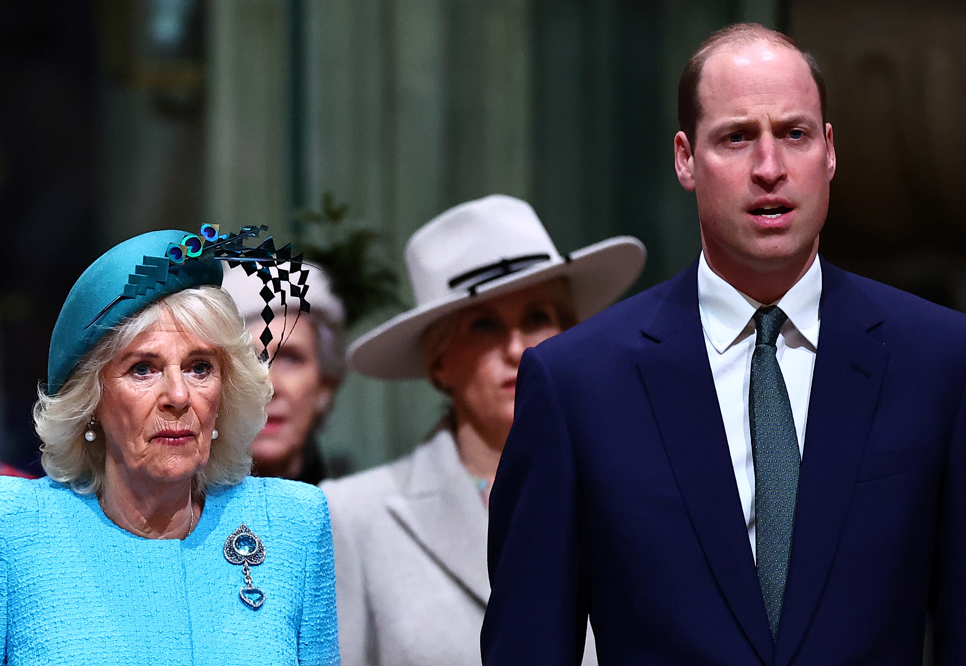 Queen Camilla and Prince William, Prince of Wales attend the 2024 Commonwealth Day Service in London, England, on March 11, 2024 | Source: Getty Images