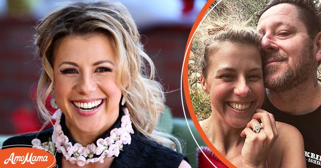 Left: Actress Jodie Sweetin visits Hallmark's "Home & Family" at Universal Studios Hollywood on December 12, 2018 in Universal City, California. | Photo: Getty Images. Right: Sweetin with her fiancé Mescal Wasilewski : Photo: Instagram.com/jodiesweetin