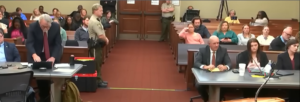 State Prosecutor Lewis Lamb outlines the charges read against the defendant, as seen from a video post dated December 5, 2025. | Source: YouTube/COURTTV