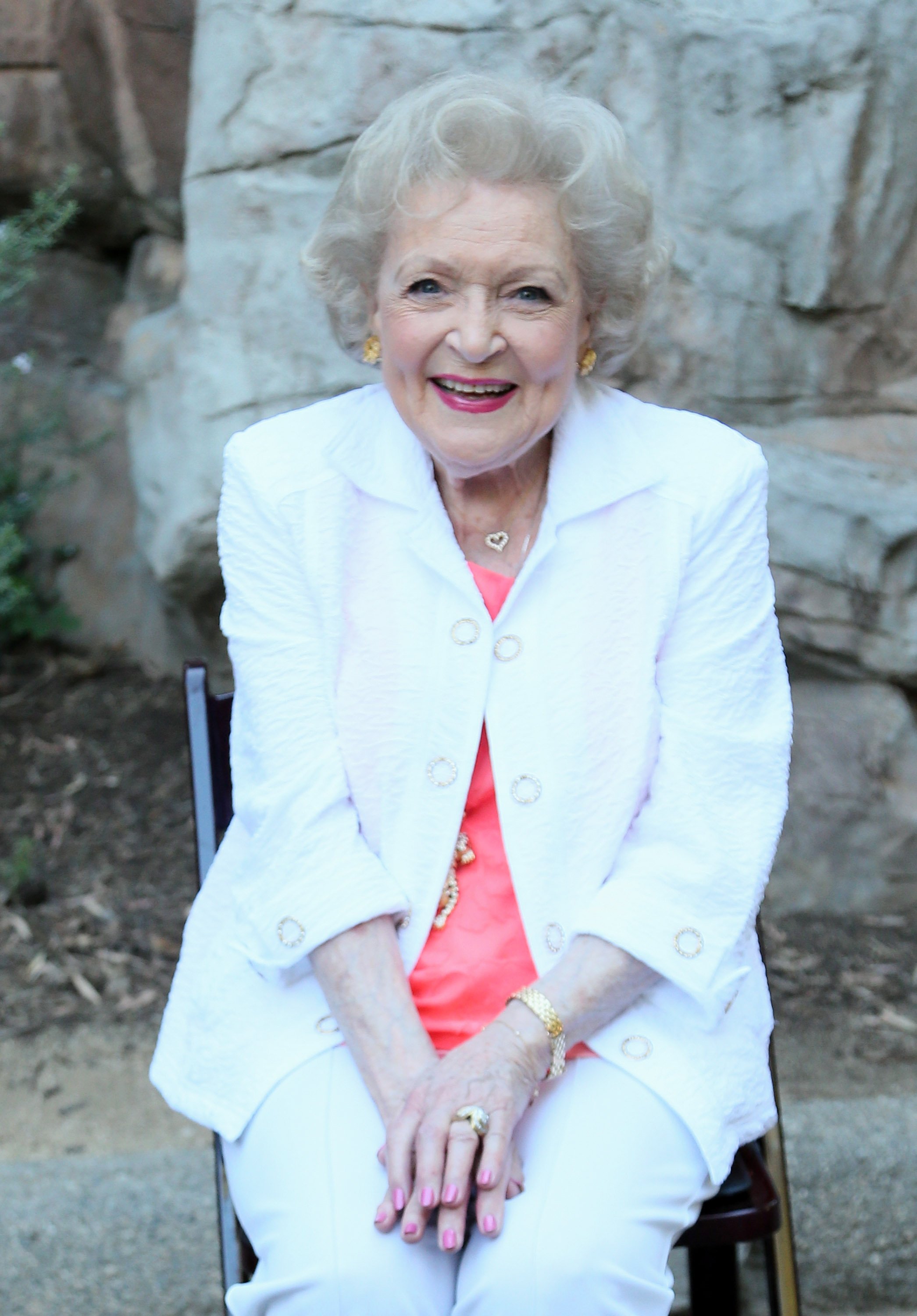 Betty White in Los Angeles 2015. | Source: Getty Images
