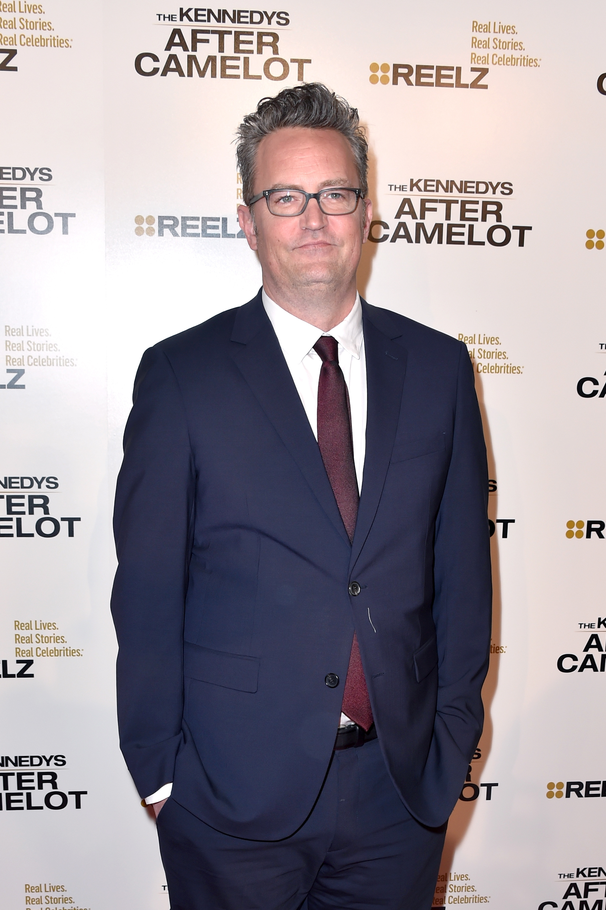 Matthew Perry at the premiere of Reelz's "The Kennedys After Camelot" in Beverly Hills, California on March 15, 2017. | Source: Getty Images