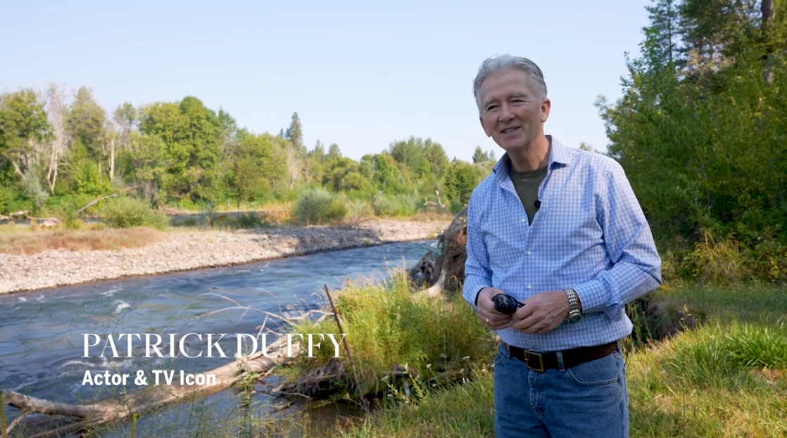 Patrick Duffy at his home | Source: Youtube.com/ Cascade Hasson Sotheby's International Realty
