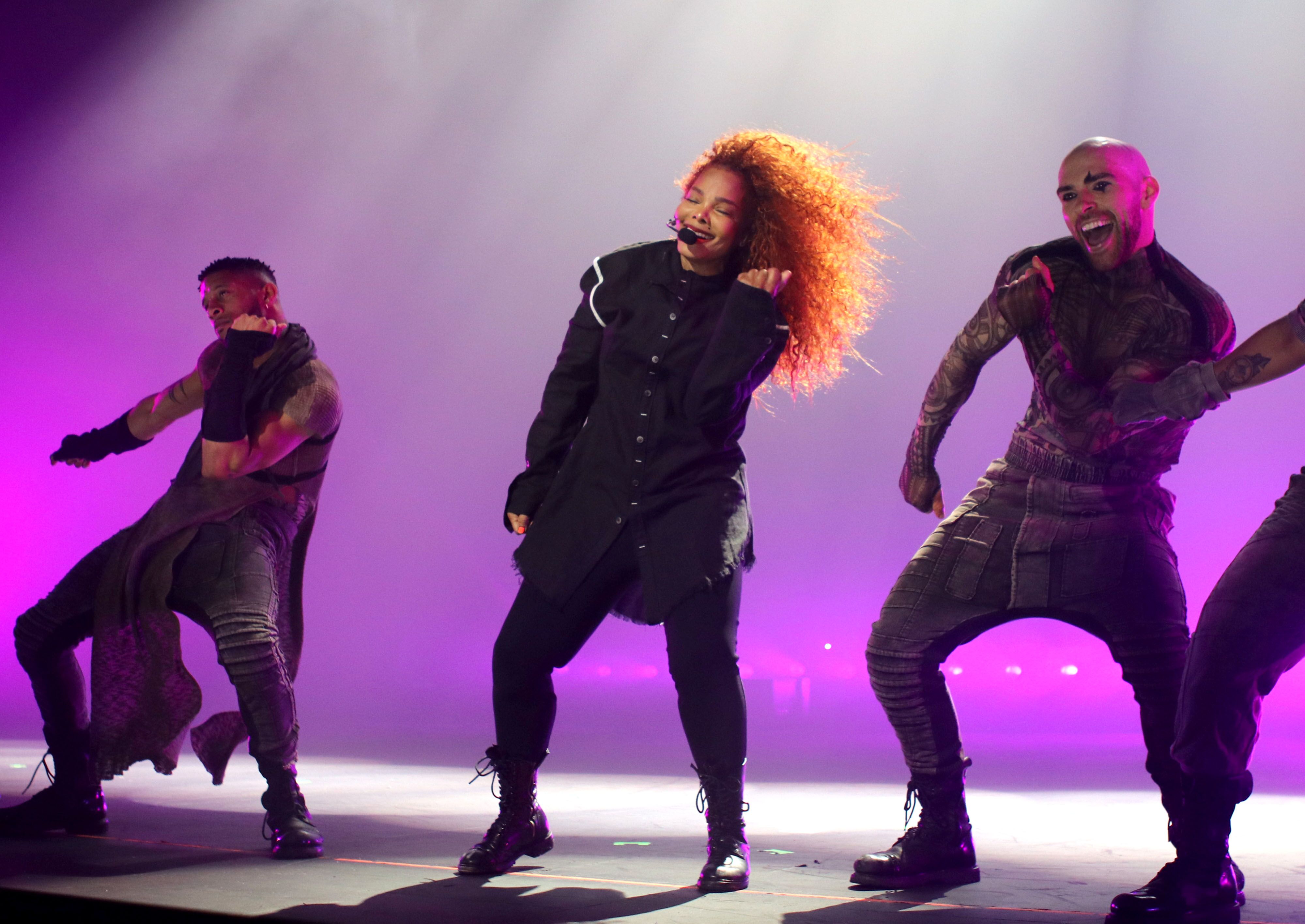 R&B star Janet Jackson performing during her 2019 Concert Tour/ Source: Getty Images