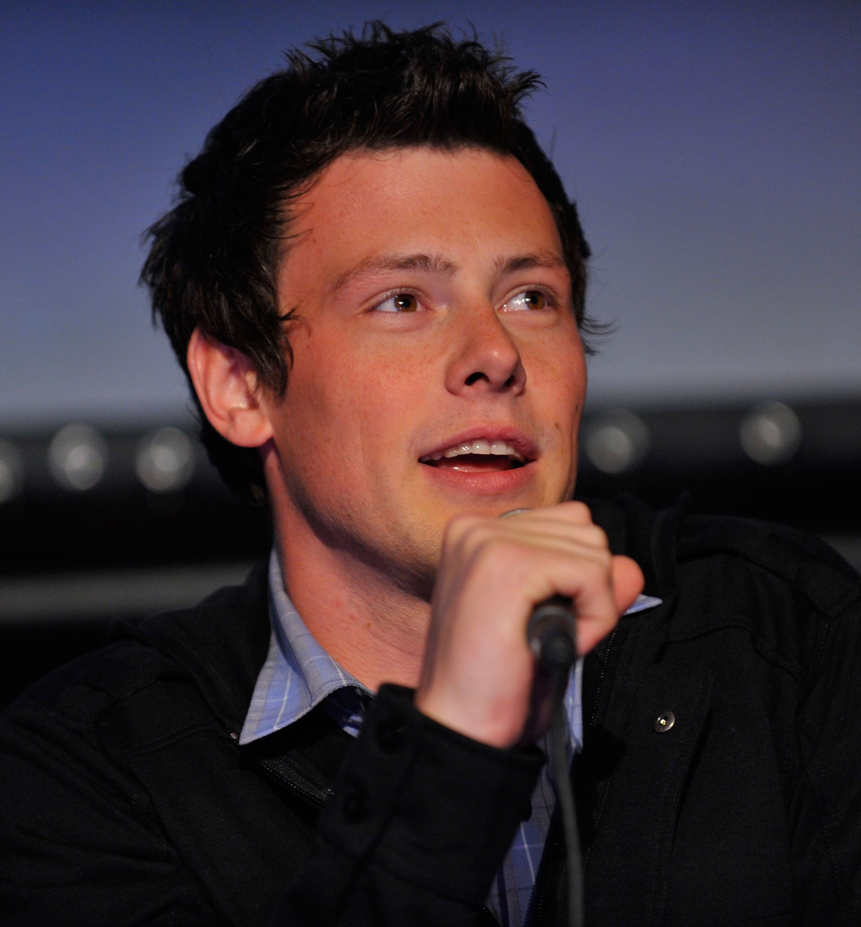 Cory Monteith at a Q&A session at the GLEE premiere event in 2009 in Santa Monica | Source: Getty Images