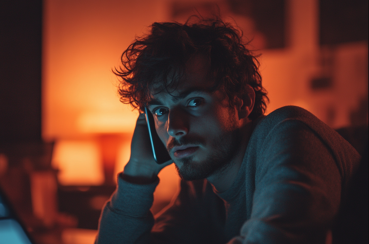 A man making a phone call | Source: Midjourney