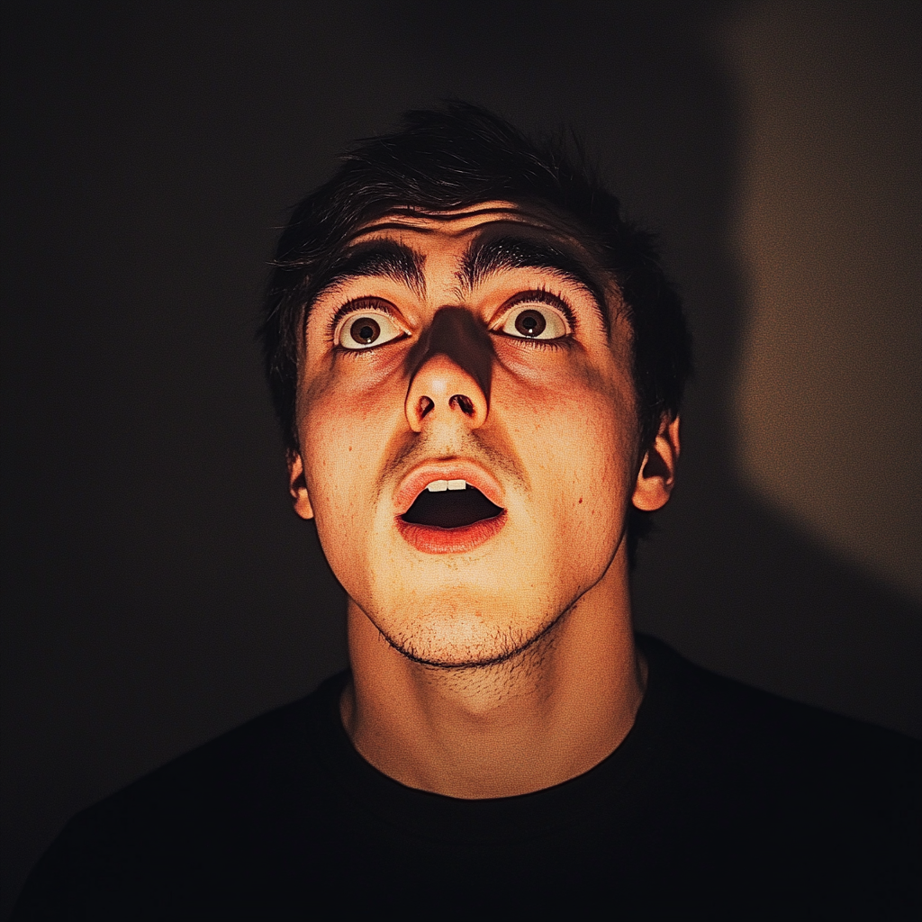 A shocked man | Source: Midjourney