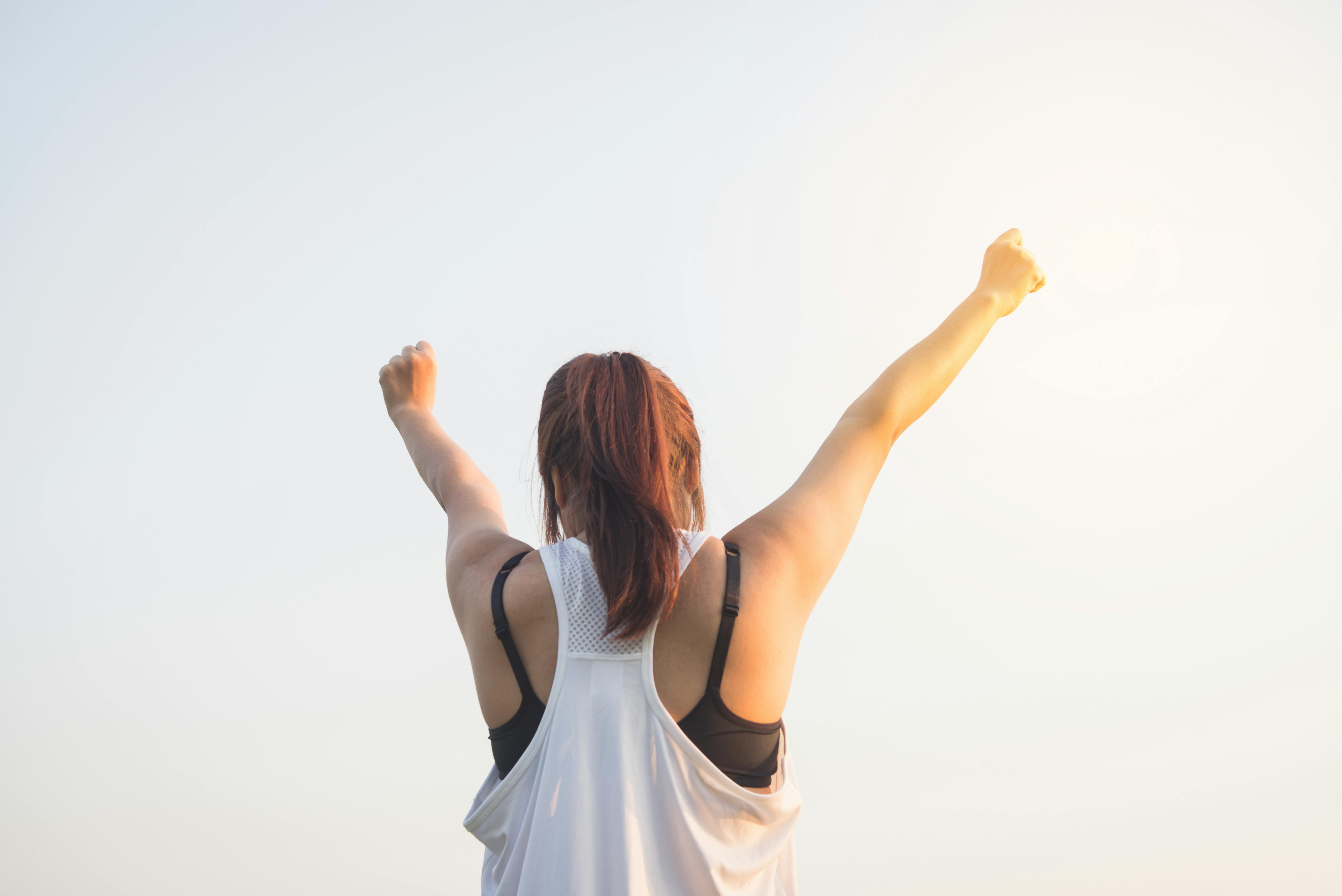 A victorious woman celebrating | Source: Pexels