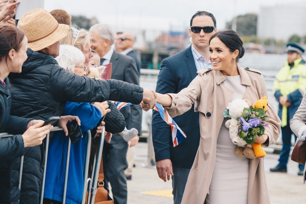 The Duchess of Sussex visiting Auckland's Viaduct Harbour | Source: Shutterstock