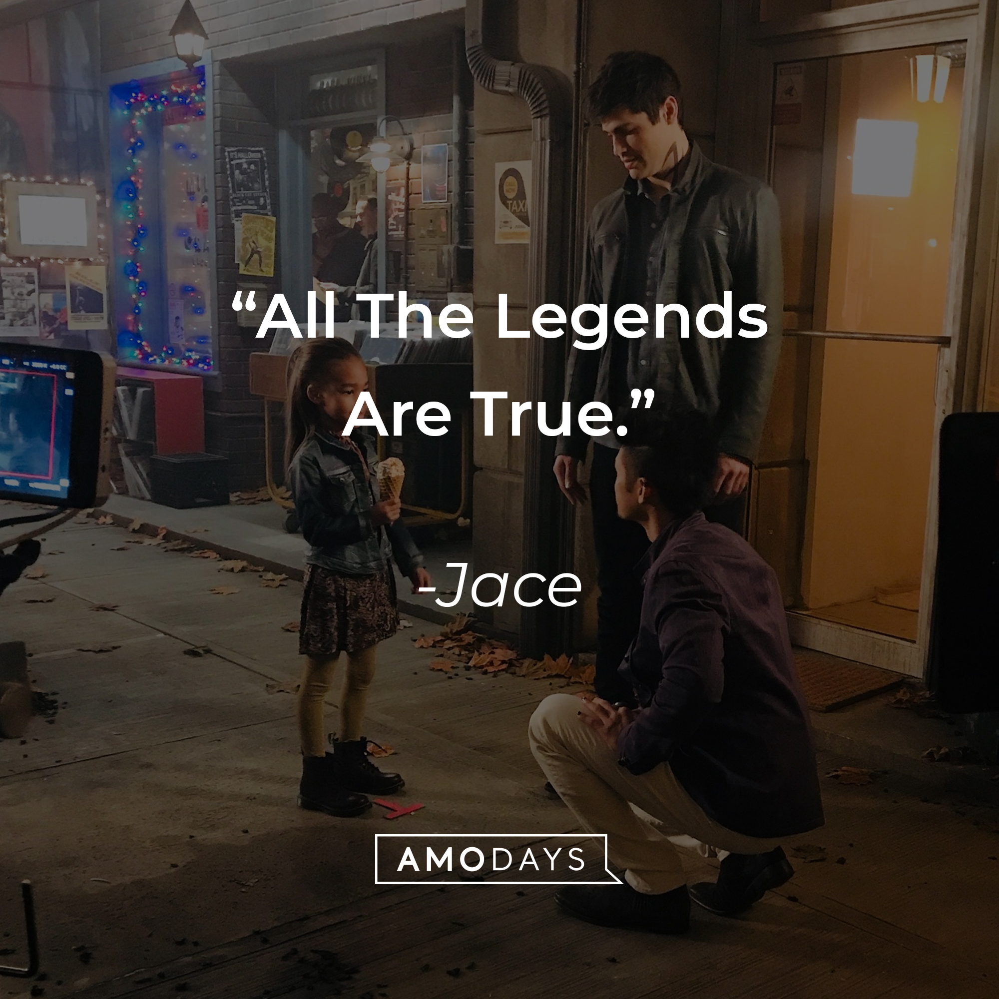 Jace's quote: "All The Legends Are True."┃Source: facebook.com/ShadowhuntersSeries