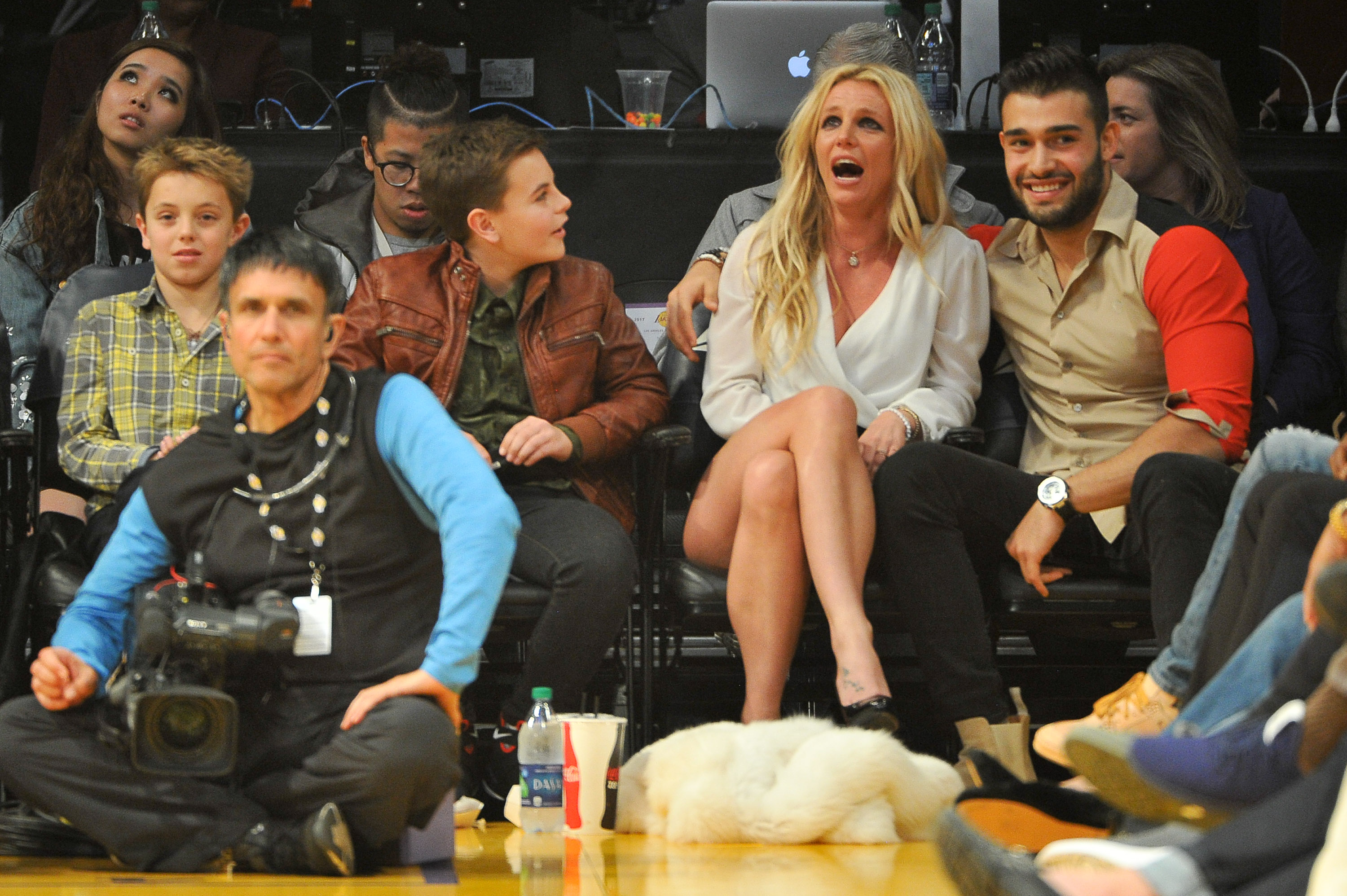 Sean Federline, Jayden James Federline, Britney Spears and Sam Asghari on November 29, 2017 in Los Angeles, California. | Source: Getty Images