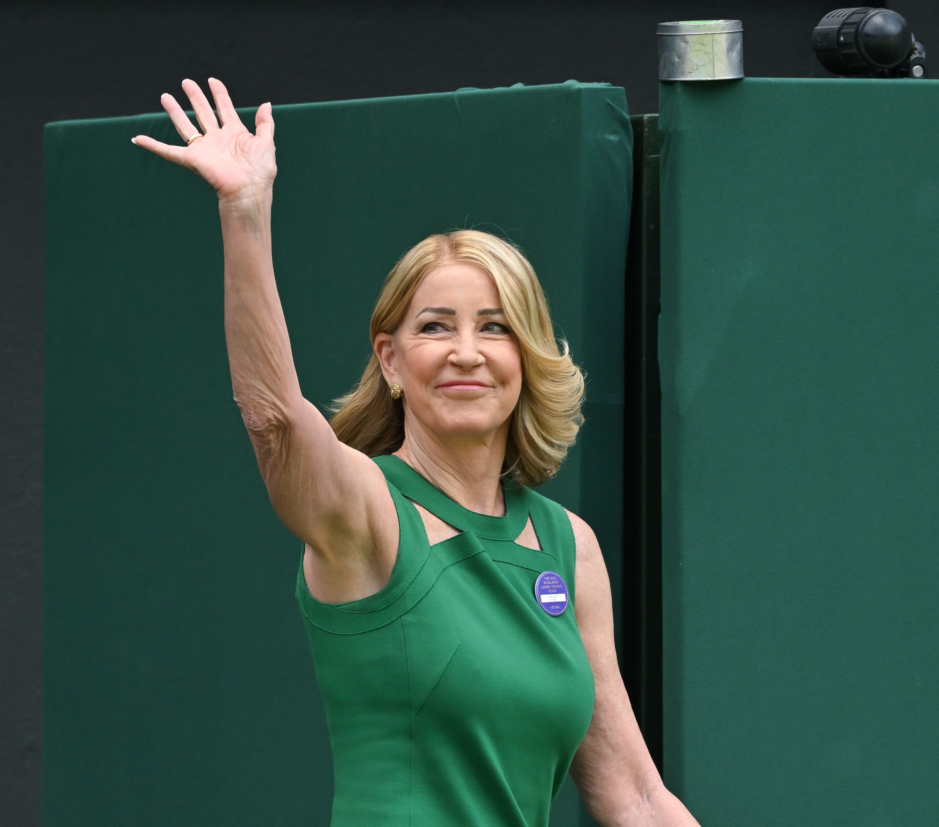  Chris Evert at the Centenary Celebration of the Wimbledon Tennis Championships in 2022, in London, England. | Source: Getty Images