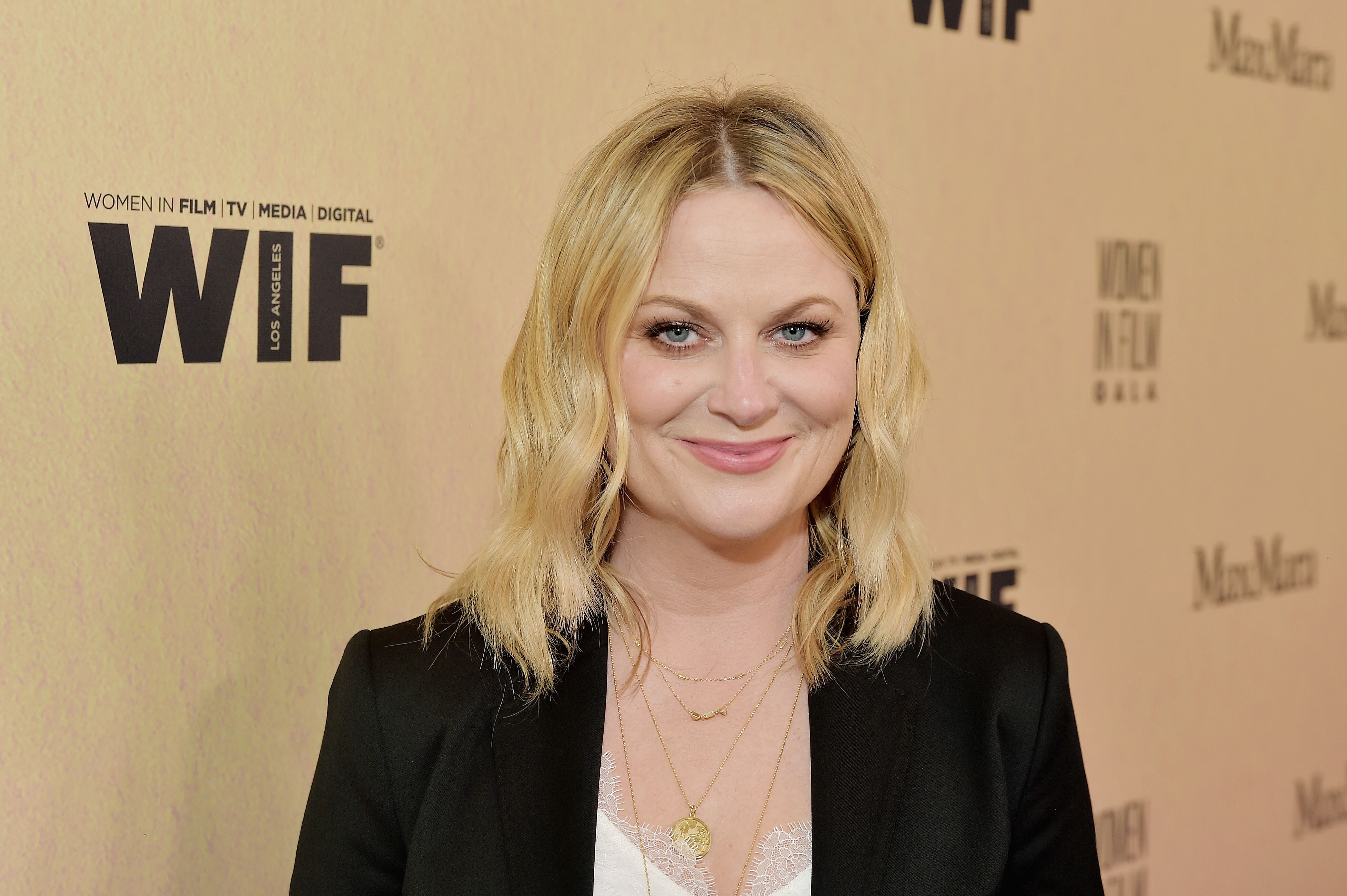 Amy Poehler, wearing Max Mara, attends the 2019 Women In Film Annual Gala | Getty Images