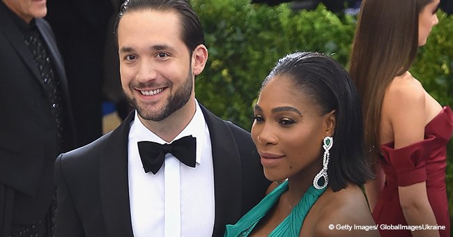 Serena's baby Alexis looks just like her dad as she flashes cute toothless grin in adorable new pic