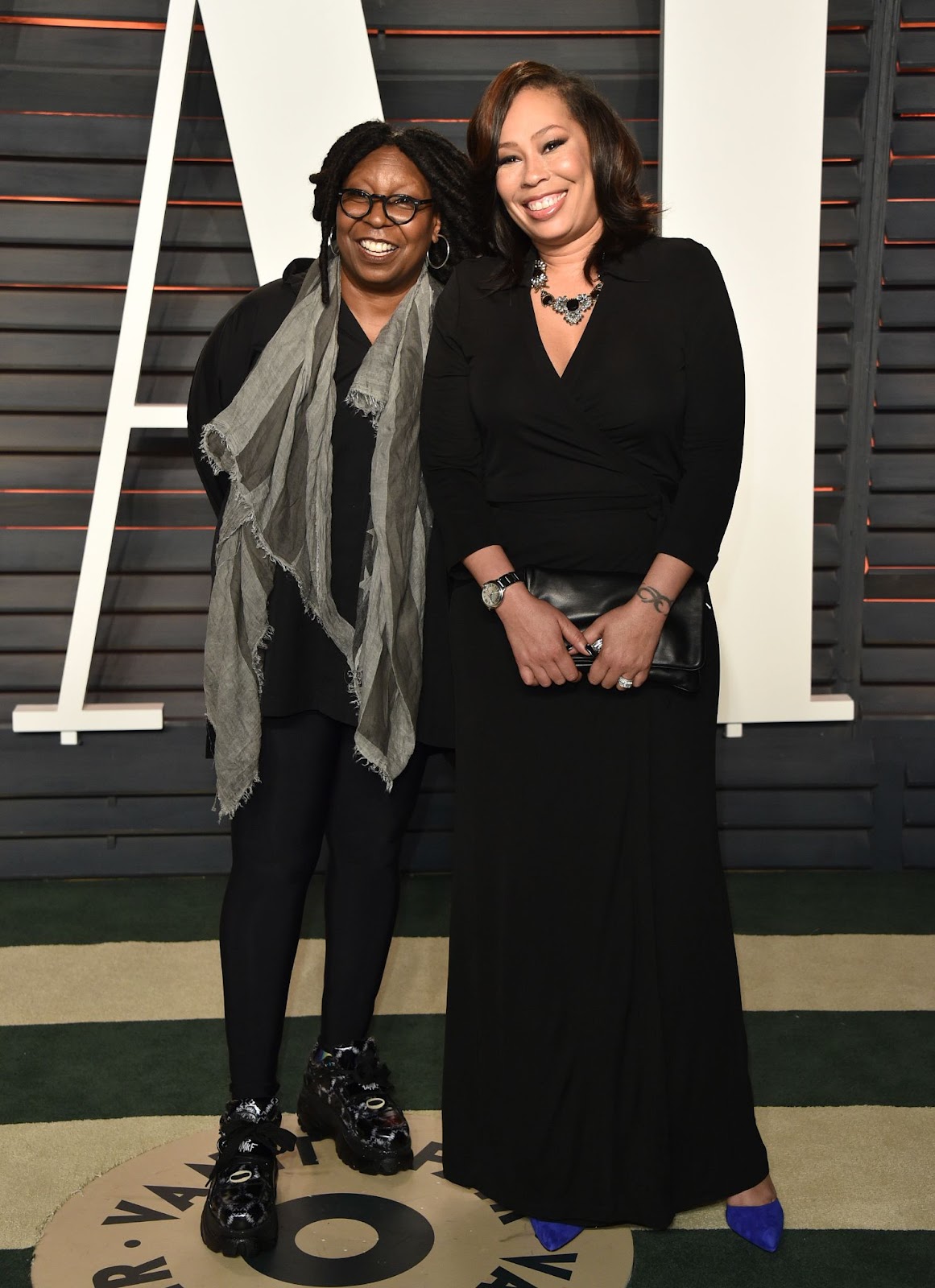 Whoopi Goldberg and Alex Martin at the 2016 Vanity Fair Oscar Party in Beverly Hills, California. | Source: Getty Images