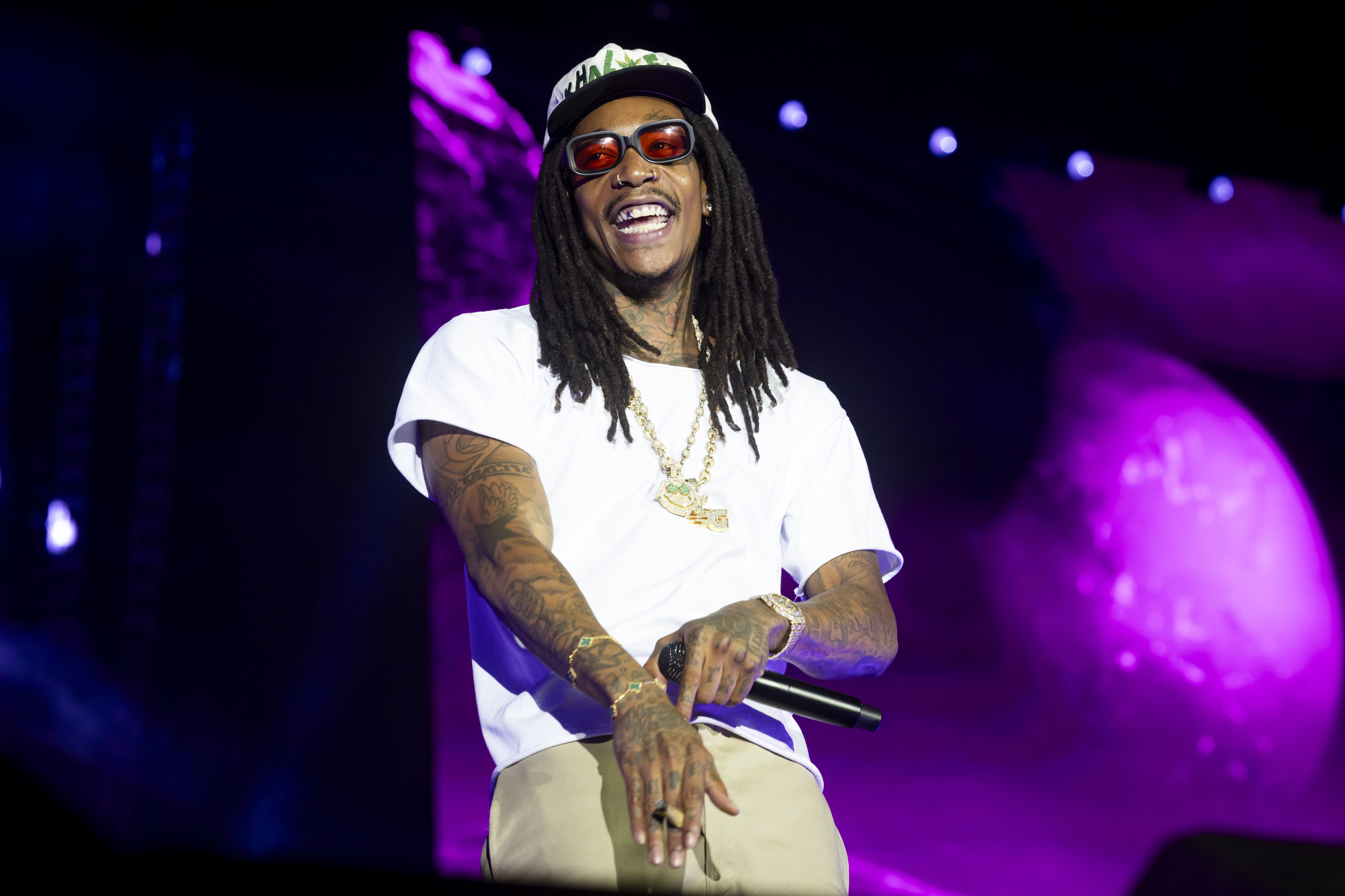 Wiz Khalifa performs at Rolling Loud Thailand 2024 at Legend Siam Pattaya on November 23. | Source: Getty Images