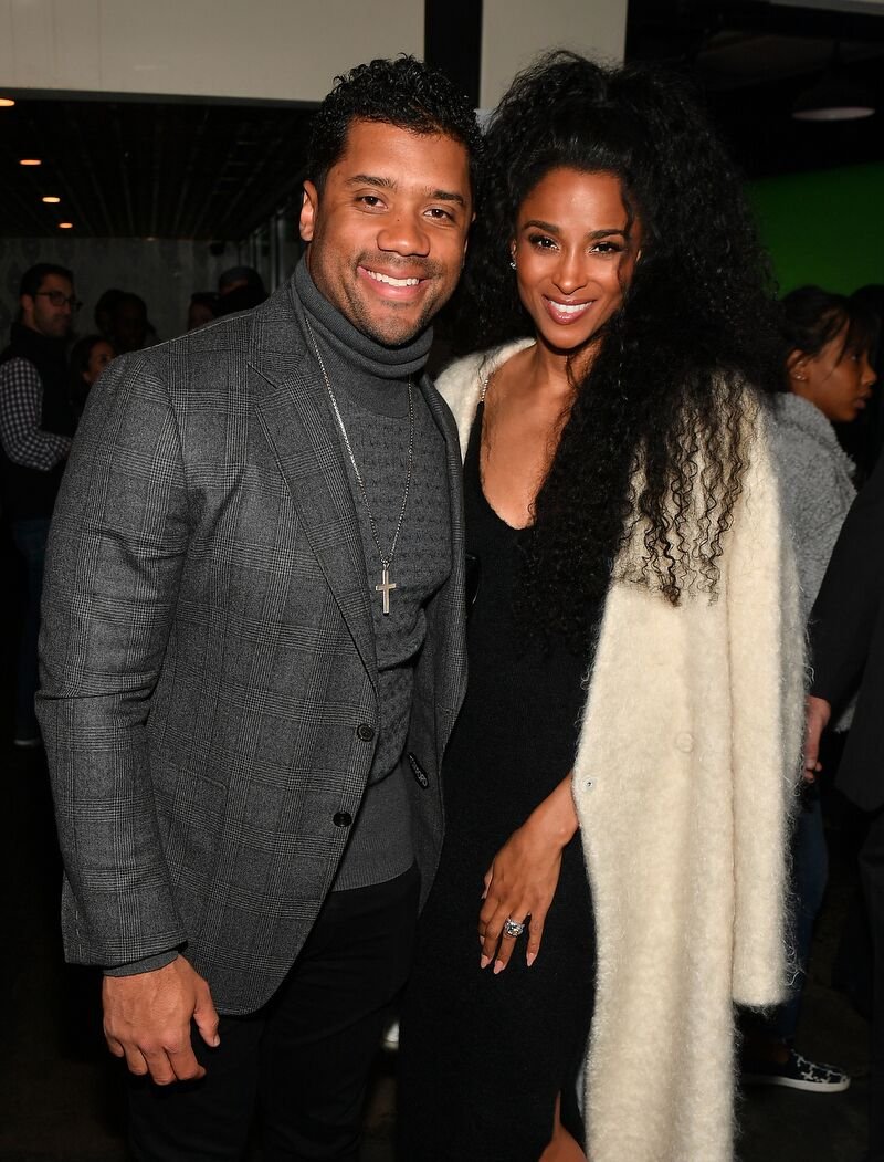 Russell Wilson and Ciara attend the Bose Frames Audio Sunglasses launch on February 1, 2019. | Photo: Getty Images 