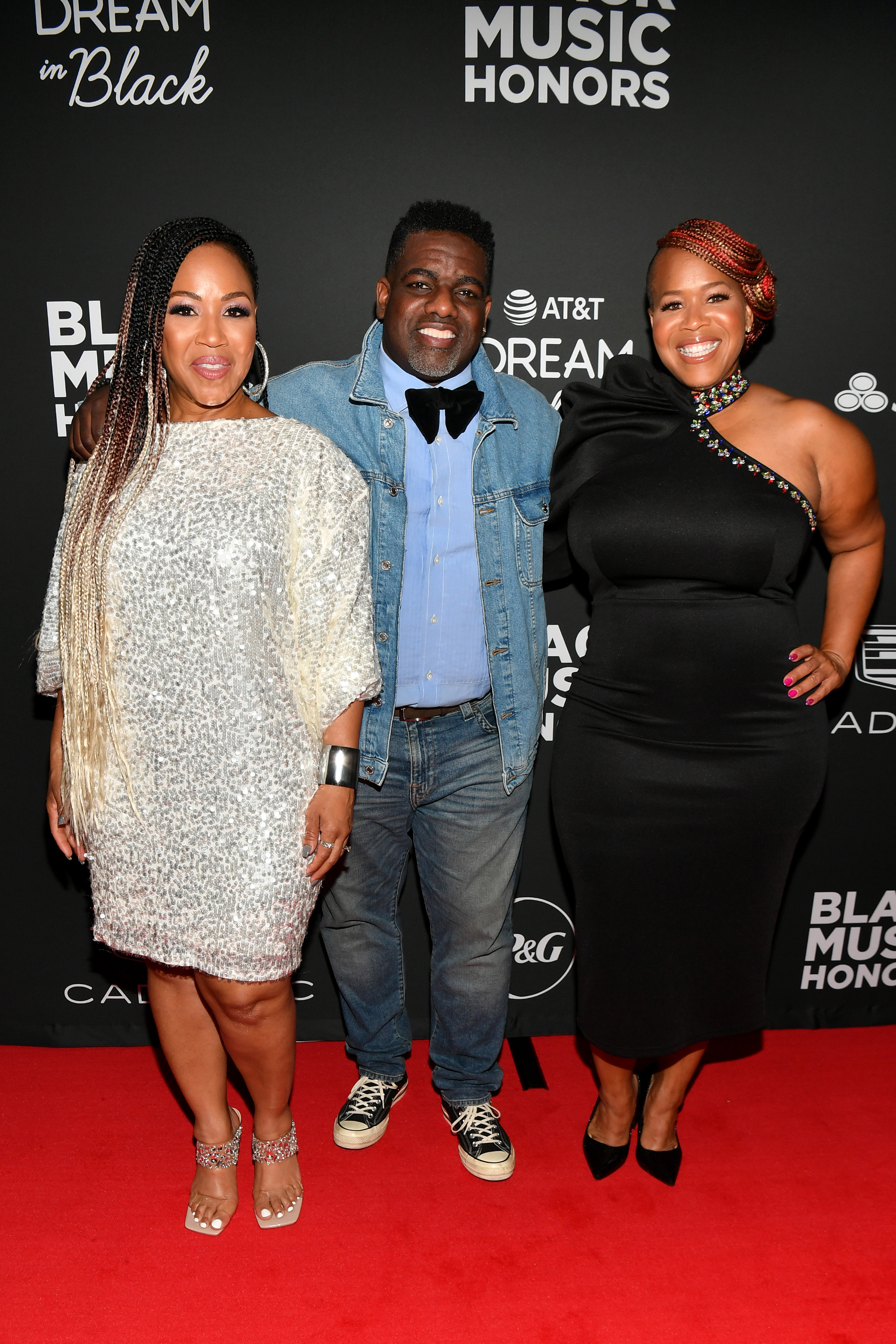 Erica Campbell, Warryn Campbell, and Tina Campbell attend the 7th Annual Black Music Honors on May 19, 2022, in Atlanta, Georgia | Source: Getty Images