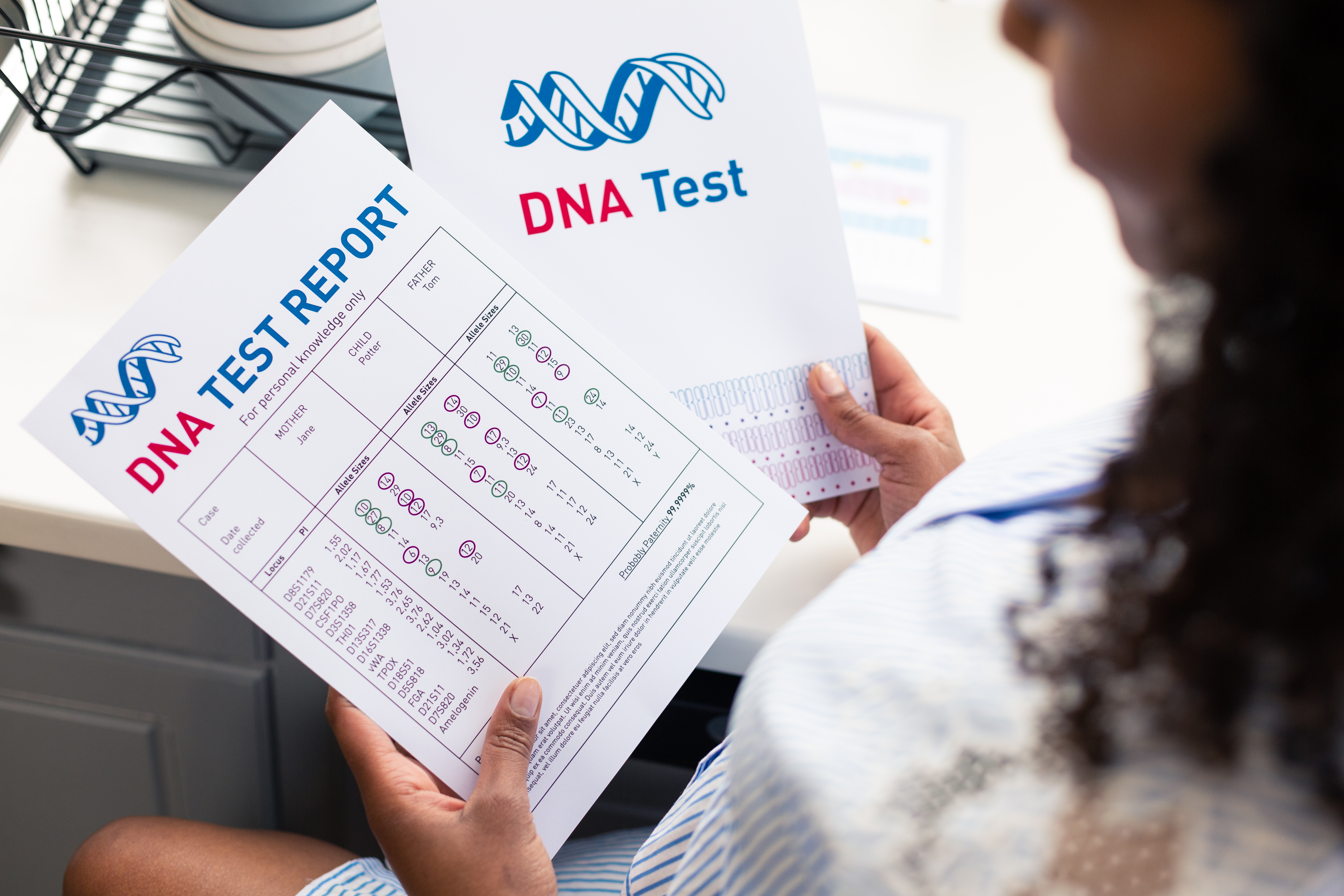 Fresh DNA results. | Source: Shutterstock