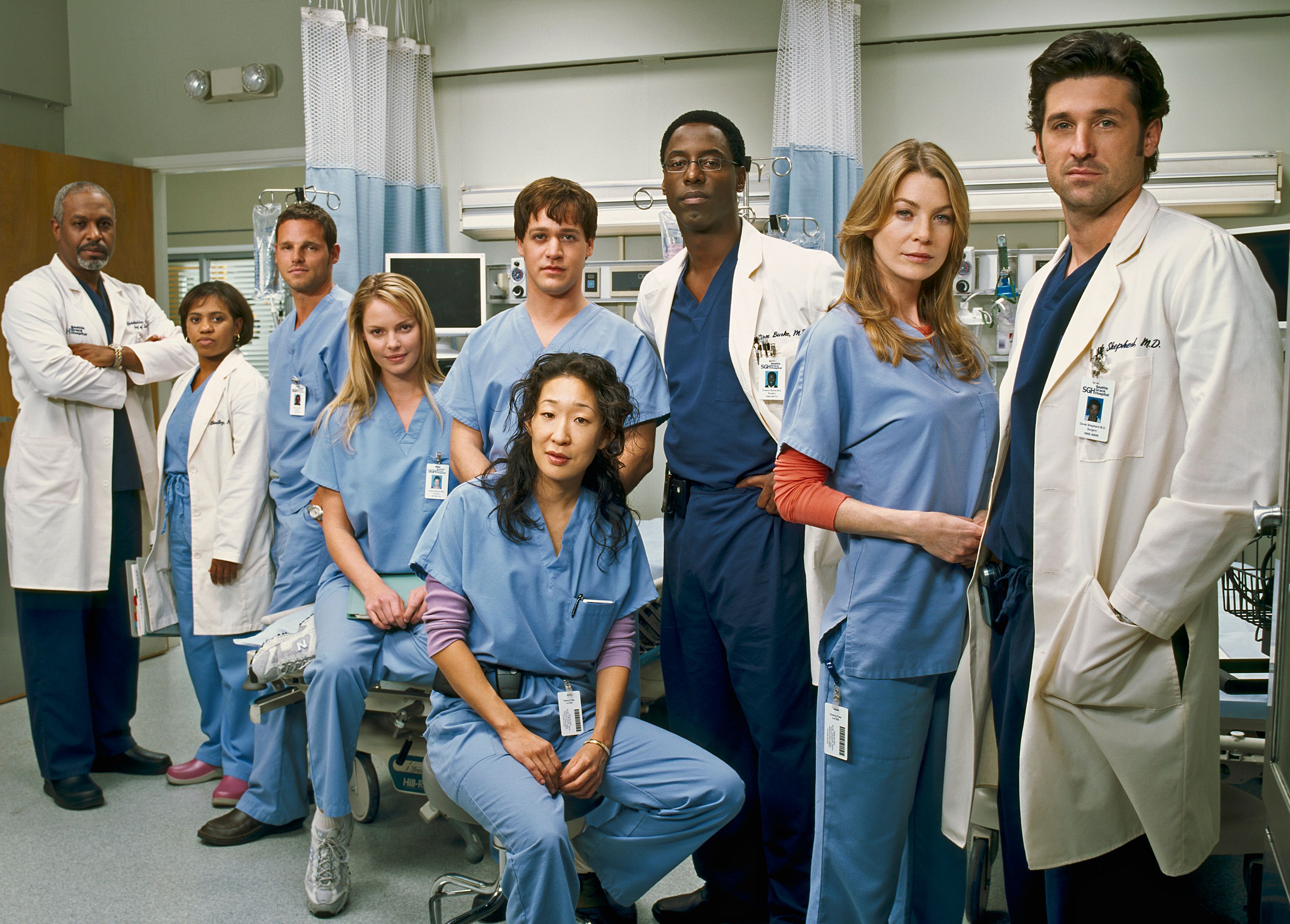 A portrait of the cast of ABC's "Grey’s Anatomy" on January 23, 2005 | Photo: Getty Images 