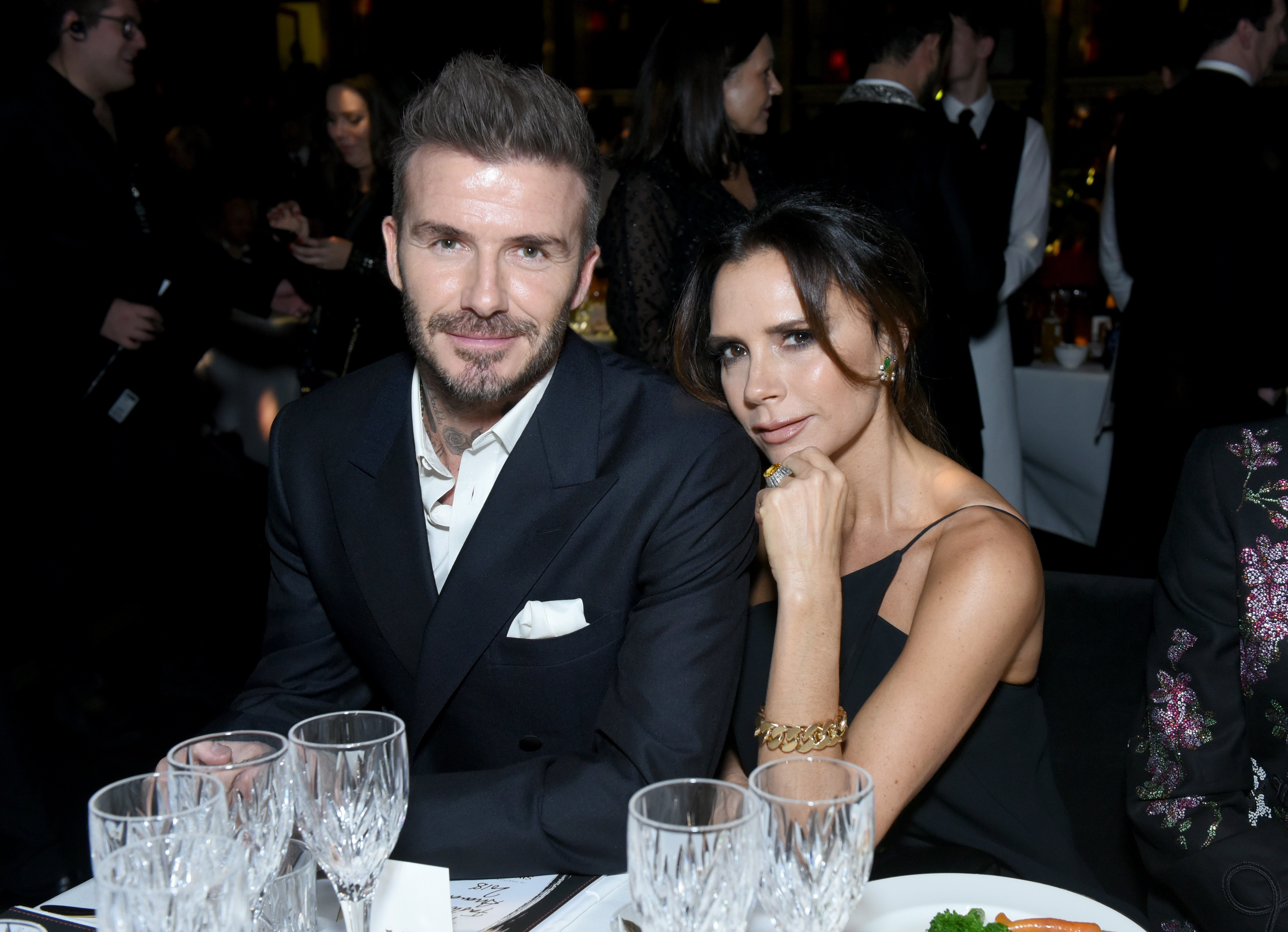 David Beckham and Victoria Beckham attend The Fashion Awards on December 10, 2018, in London, England. | Source: Getty Images.