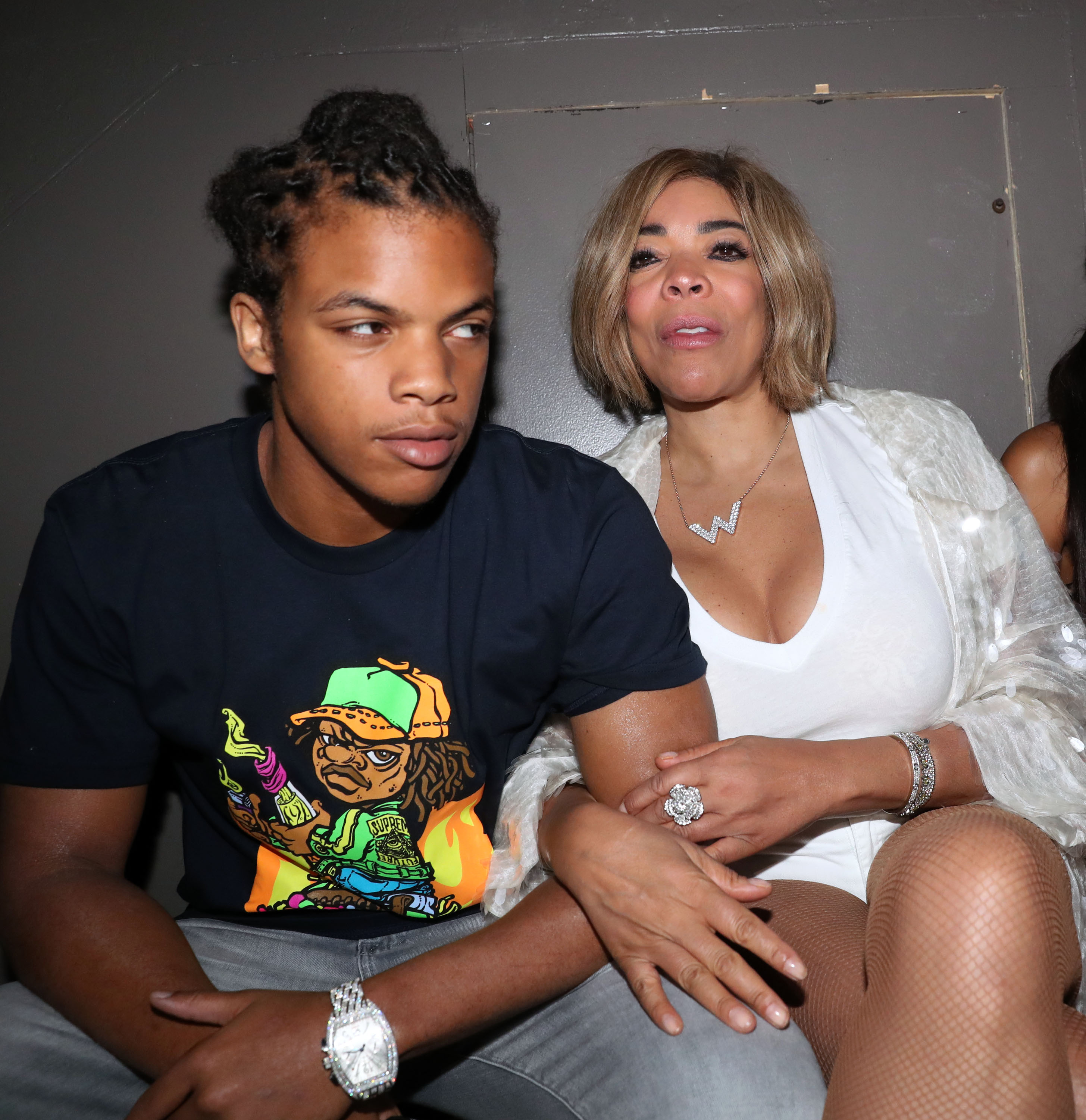 Kevin Hunter Jr. and Wendy Williams at the Jeezy "TM 104" Listening Party on August 20, 2019, in New York City | Source: Getty Images