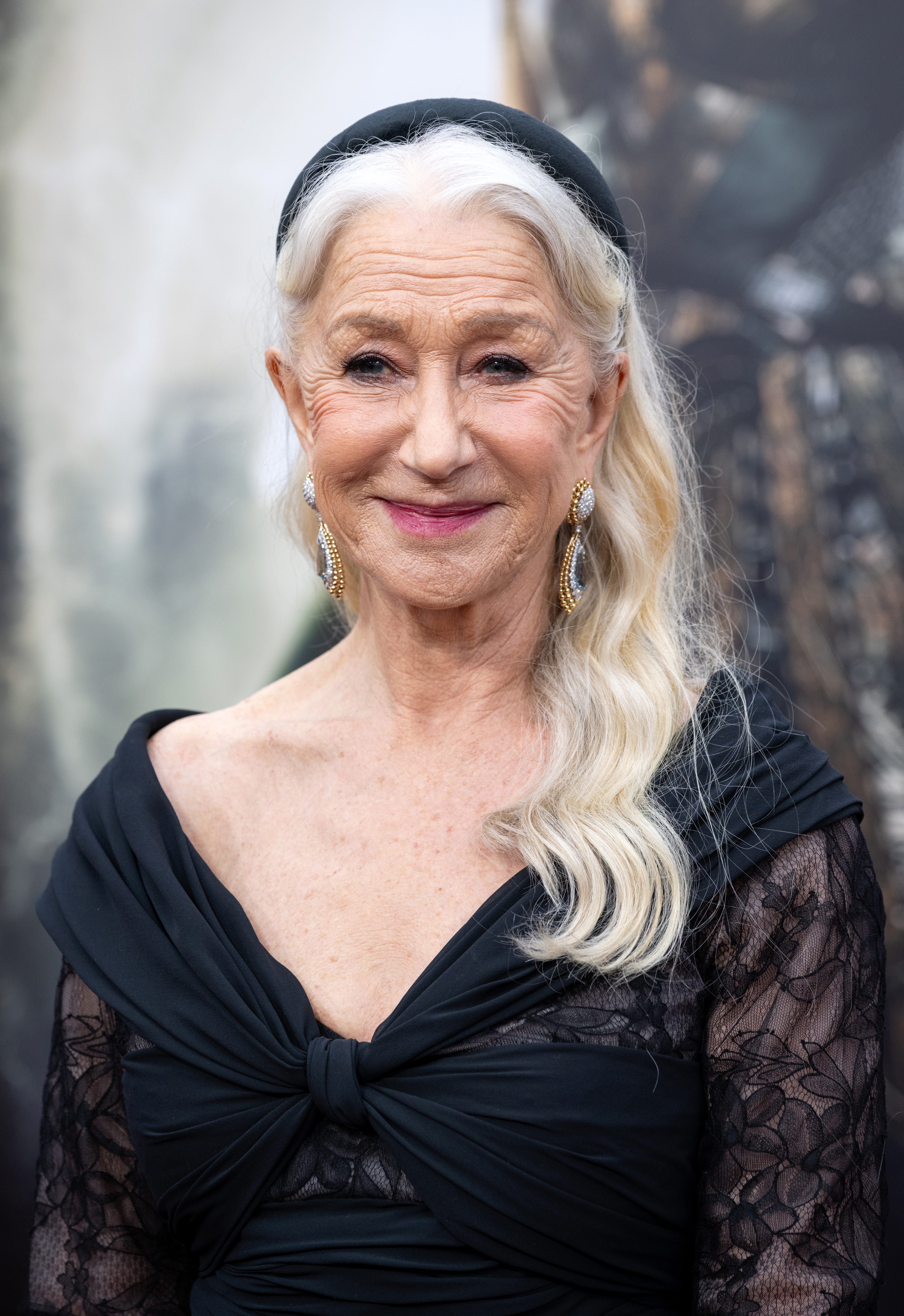 Helen Mirren attends the Los Angeles Premiere of Warner Bros.' "Shazam! Fury Of The Gods" at the Regency Village Theatre in Los Angeles, California, on March 14, 2023. | Source: Getty Images