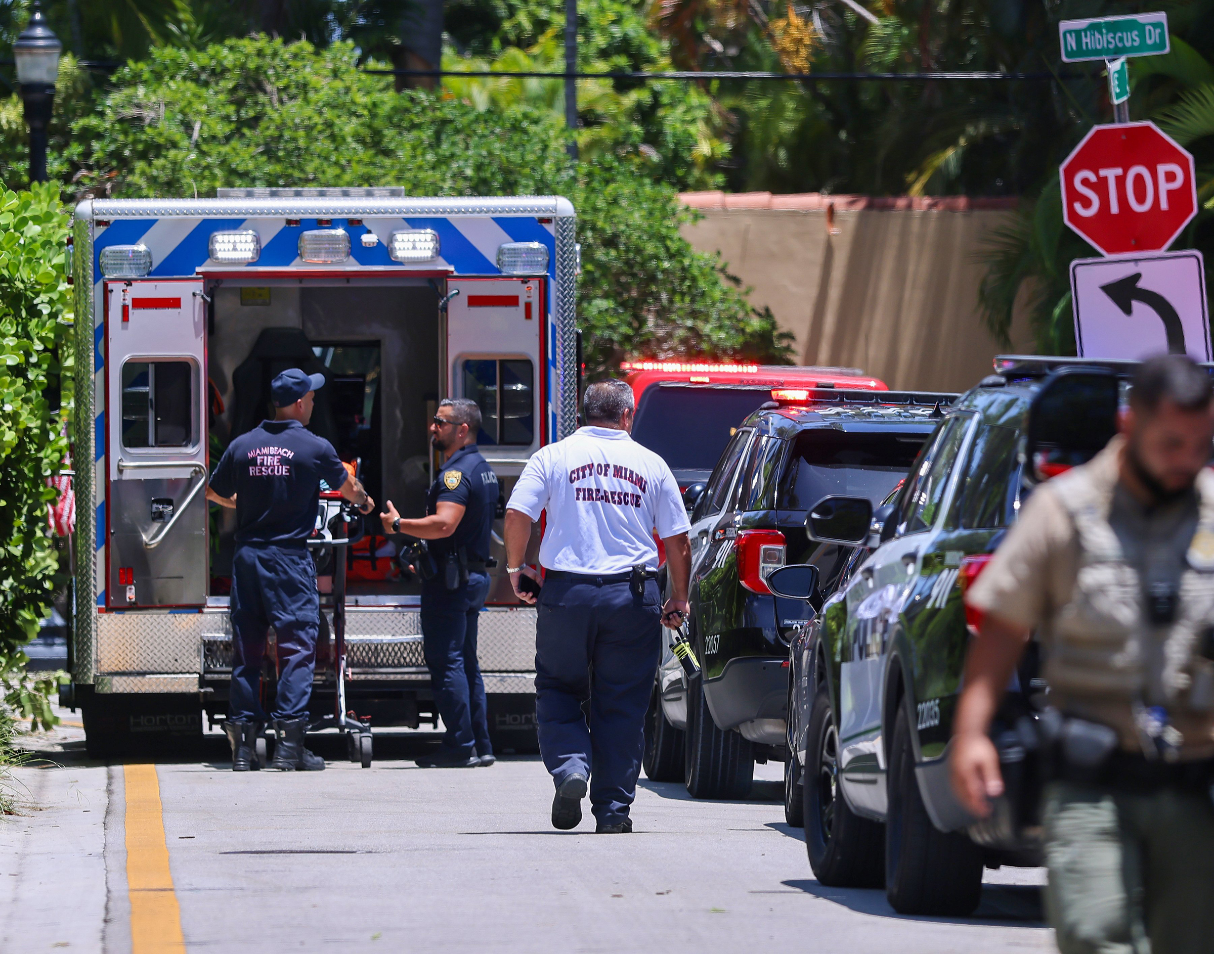 Emergency crews respond to the boating collision in Miami Beach, Florida on July 28, 2025. | Source: Getty Images