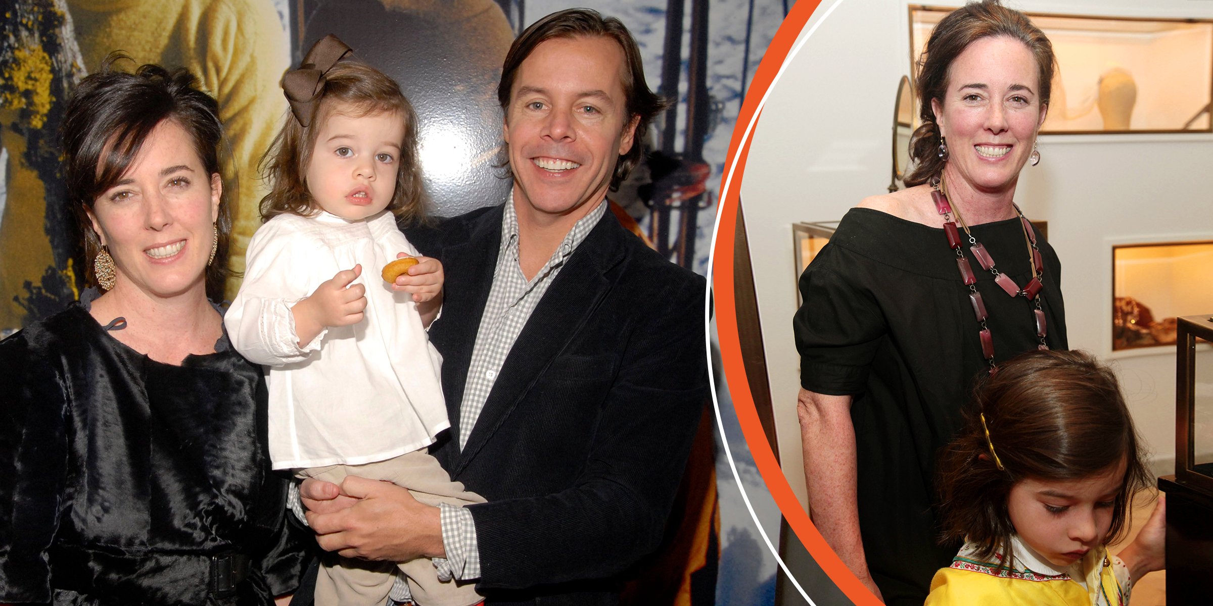 Kate Spade, Frances Spade, and Andy Spade, 2007. | Kate Spade and Frances Spade, 2010. | Source: Getty Images