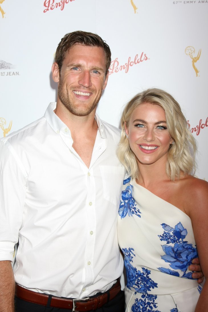 Brooks Laich and Julianne Hough at the TV Academy Choreography Peer Reception on August 30, 2015. | Source: Shutterstock