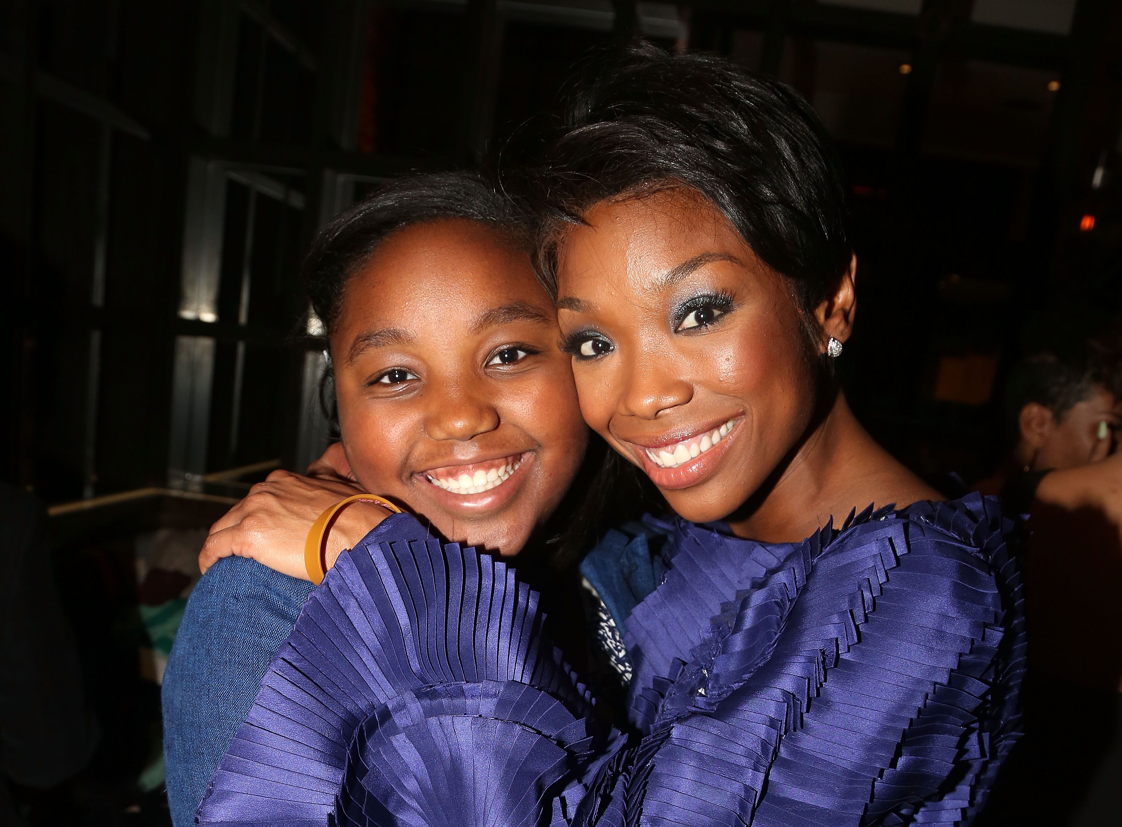 Sy'rai Iman Smith and mother Brandy Norwood at the opening night after party for Brandy's debut in "Chicago" on Broadway in 2015 | Source: Getty Images