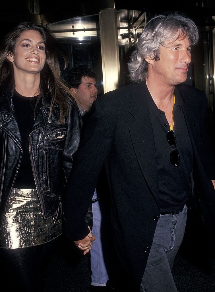  Cindy Crawford and Richard Gere at the Human Rights Rights Watch International Film Festival Opening Night on April 28, 1994 in New York City | Photo: GettyImages