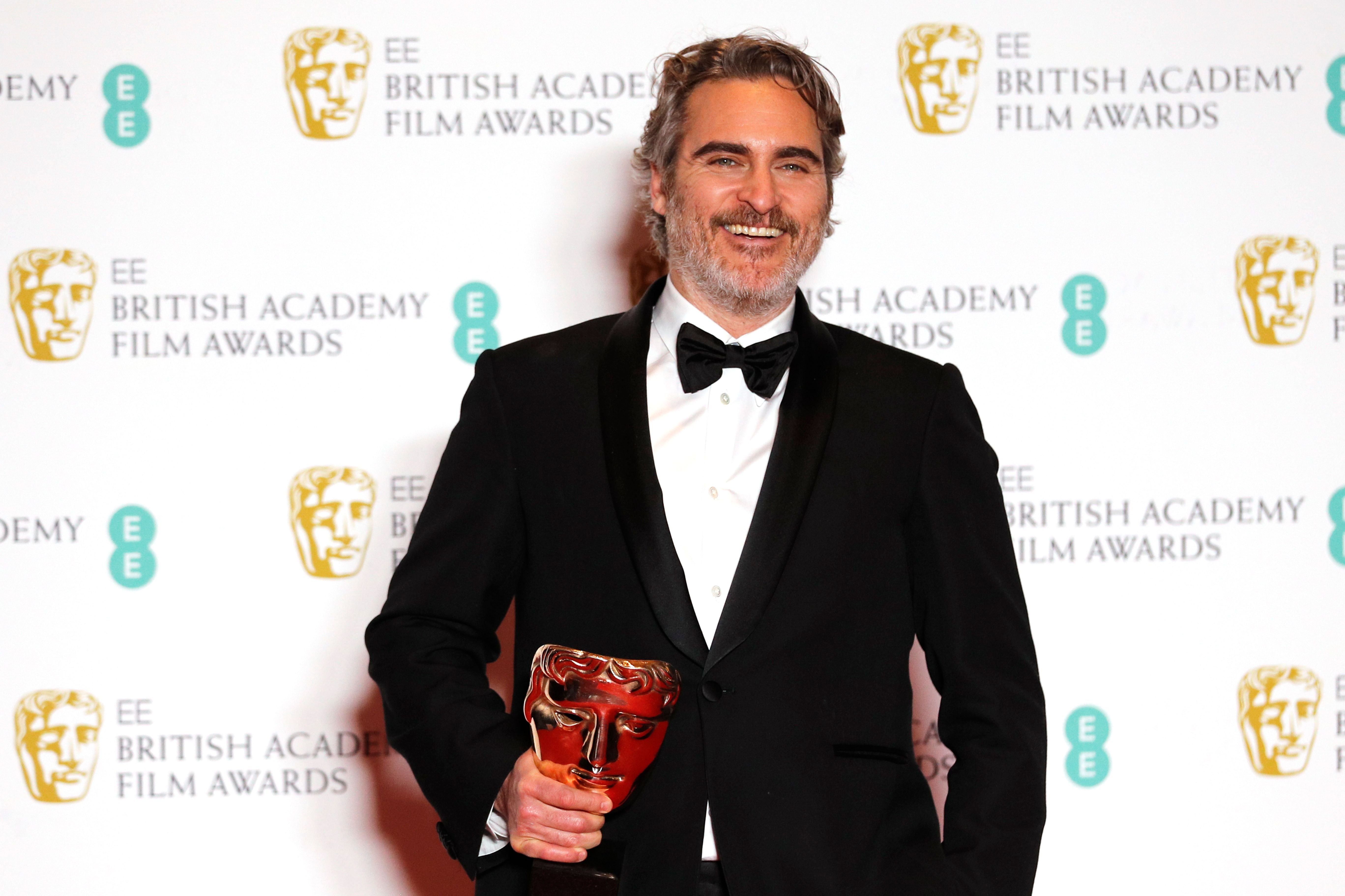Joaquin Phoenix at the BAFTA British Academy Film Awards on February 2, 2020 | Source: Getty Images