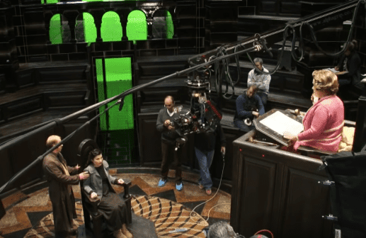 Behind the scenes of "Harry Potter and the Order of the Phoenix." | Source: YouTube.com/ClevverTV