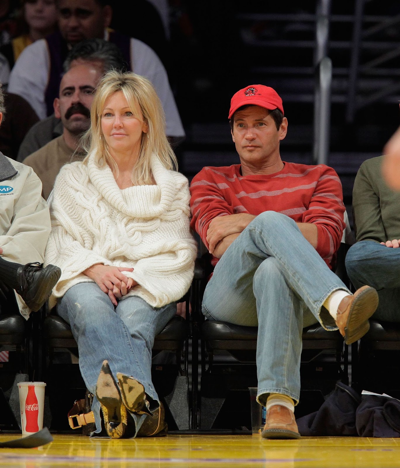 Heather Locklear the '90s heartthrob at a game between the New Jersey Nets and the Los Angeles Lakers at Staples Center on November 29, 2009, in Los Angeles, California. | Source: Getty Images