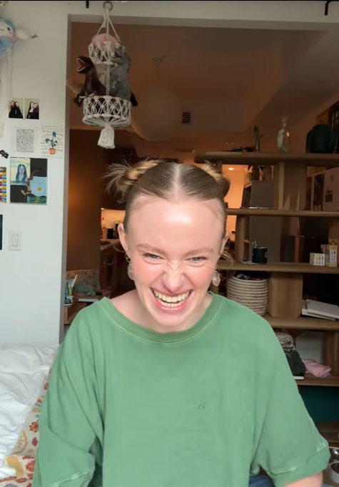 Mia McClain is seen in a video post dated September 30, 2025 | Source: TikTok/mia_mcclain