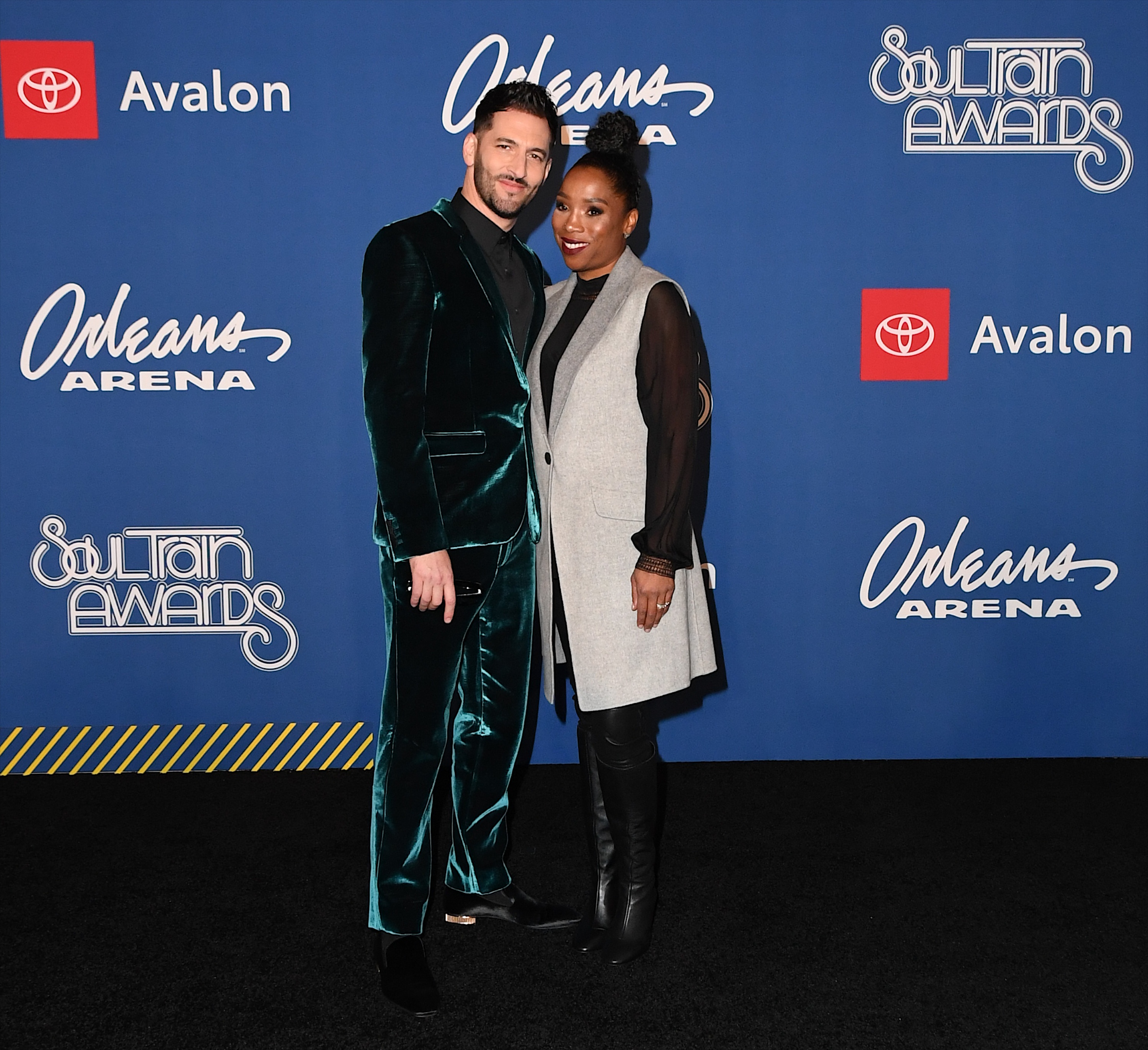Jon B. and Danette Jackson attend the 2018 Soul Train Awards at the Orleans Arena, on November 17, 2018, in Las Vegas, Nevada. | Source: Getty Images