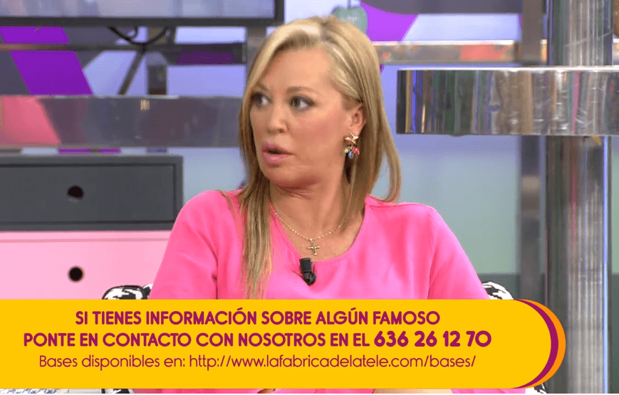 Screenshot de Belén Esteban durante el programa "Sálvame", mientras hablaba sobre la enfermedad de su hermano. Fuente: Telecinco Screenshot de Belén Esteban durante el programa "Sálvame", mientras hablaba sobre la enfermedad de su hermano. Fuente: Telecinco