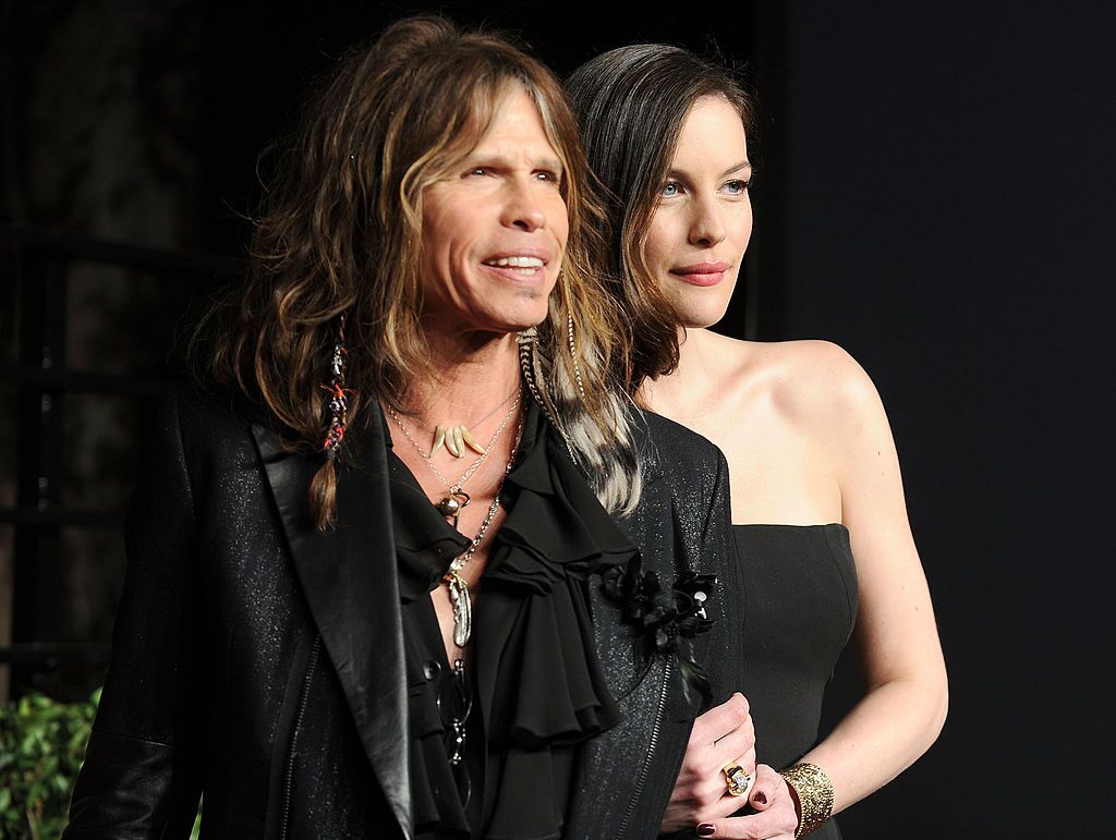 Steven Tyler and actress Liv Tyler at the Vanity Fair Oscar party in 2011 | Source: Getty Images