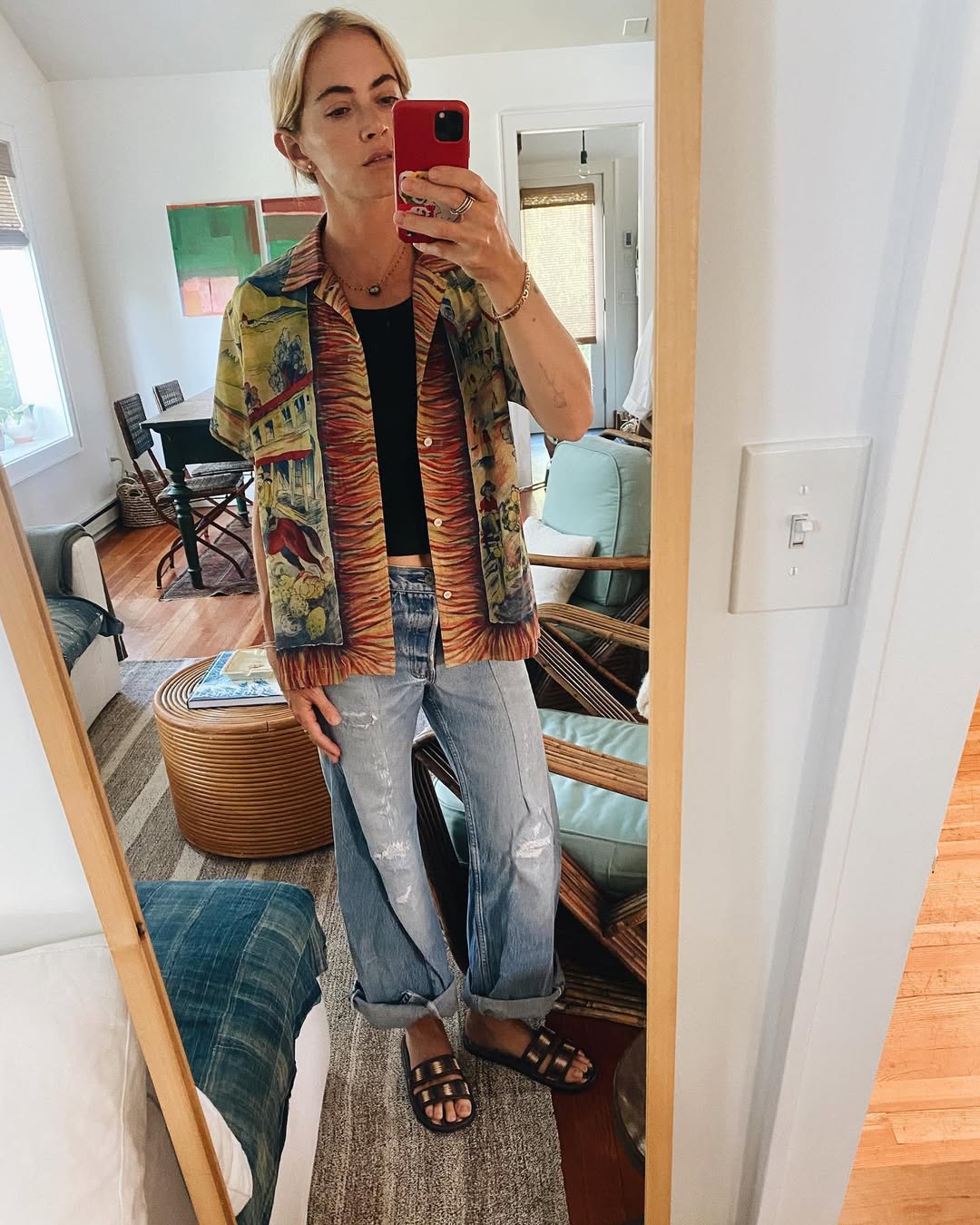 Emily Wickersham's home from a post dated July 21, 2023. | Source: Instagram/emilywickersham