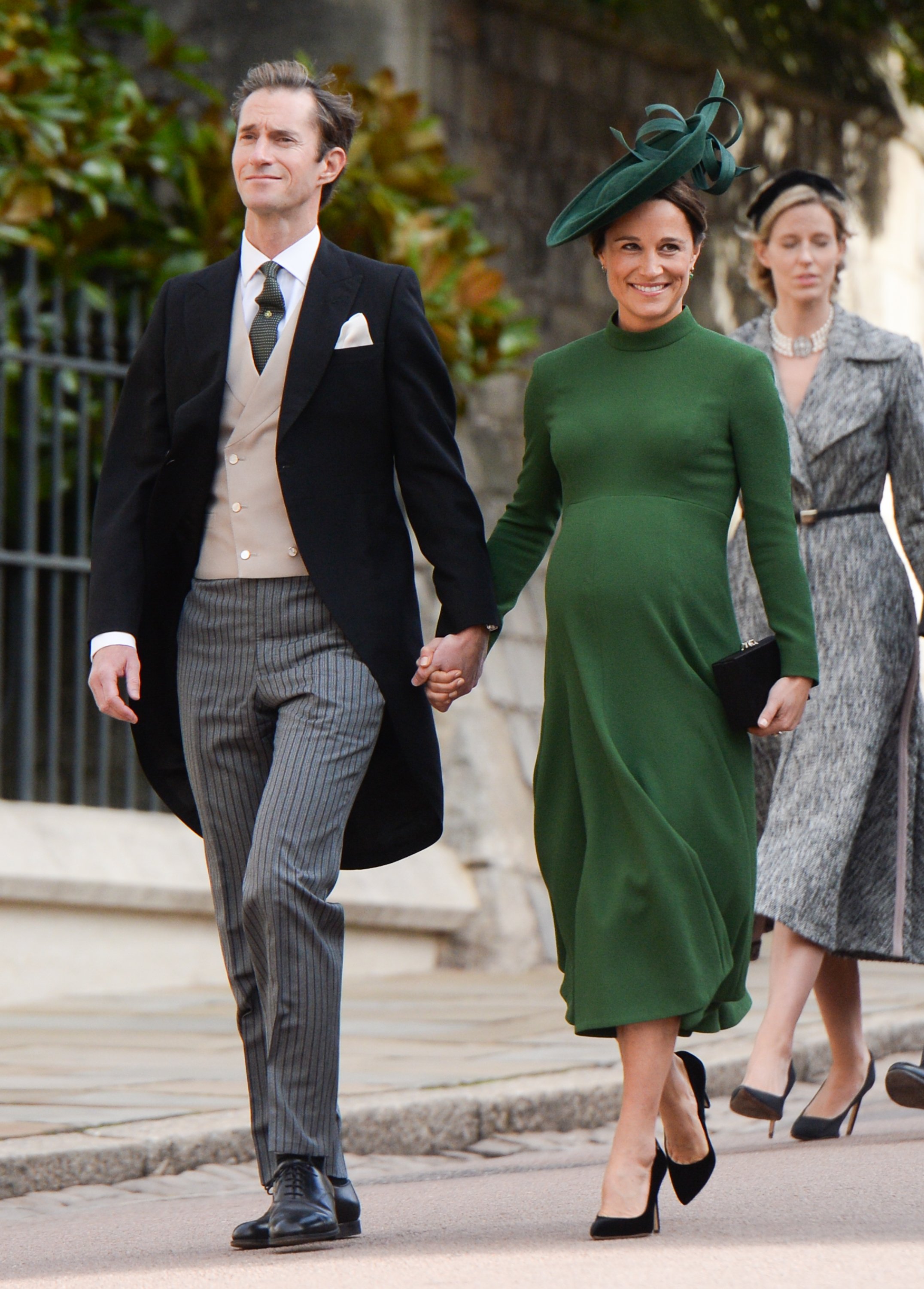 James Matthews and Pippa Middleton at the wedding of Princess Eugenie of York and Jack Brooksbank at St George's Chapel in Windsor Castle on October 12, 2018 in Windsor, England. | Source: Getty Images