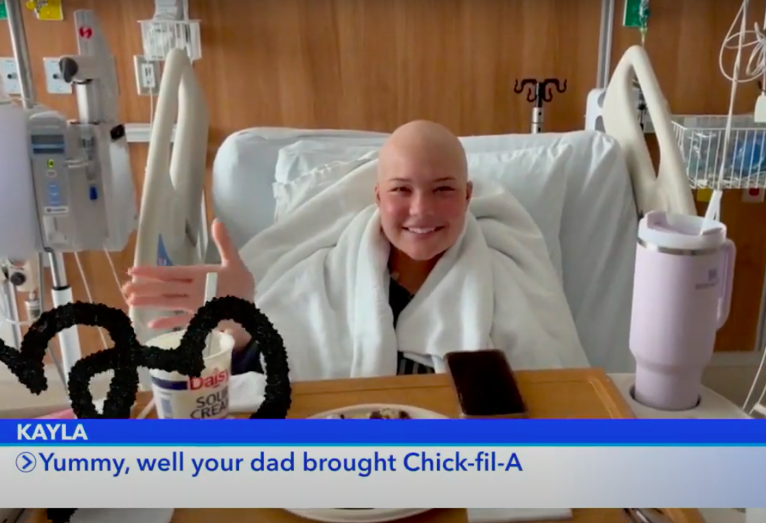 Isabella Strahan in the hospital posted on February 22, 2024 | Source: YouTube/Good Morning America
