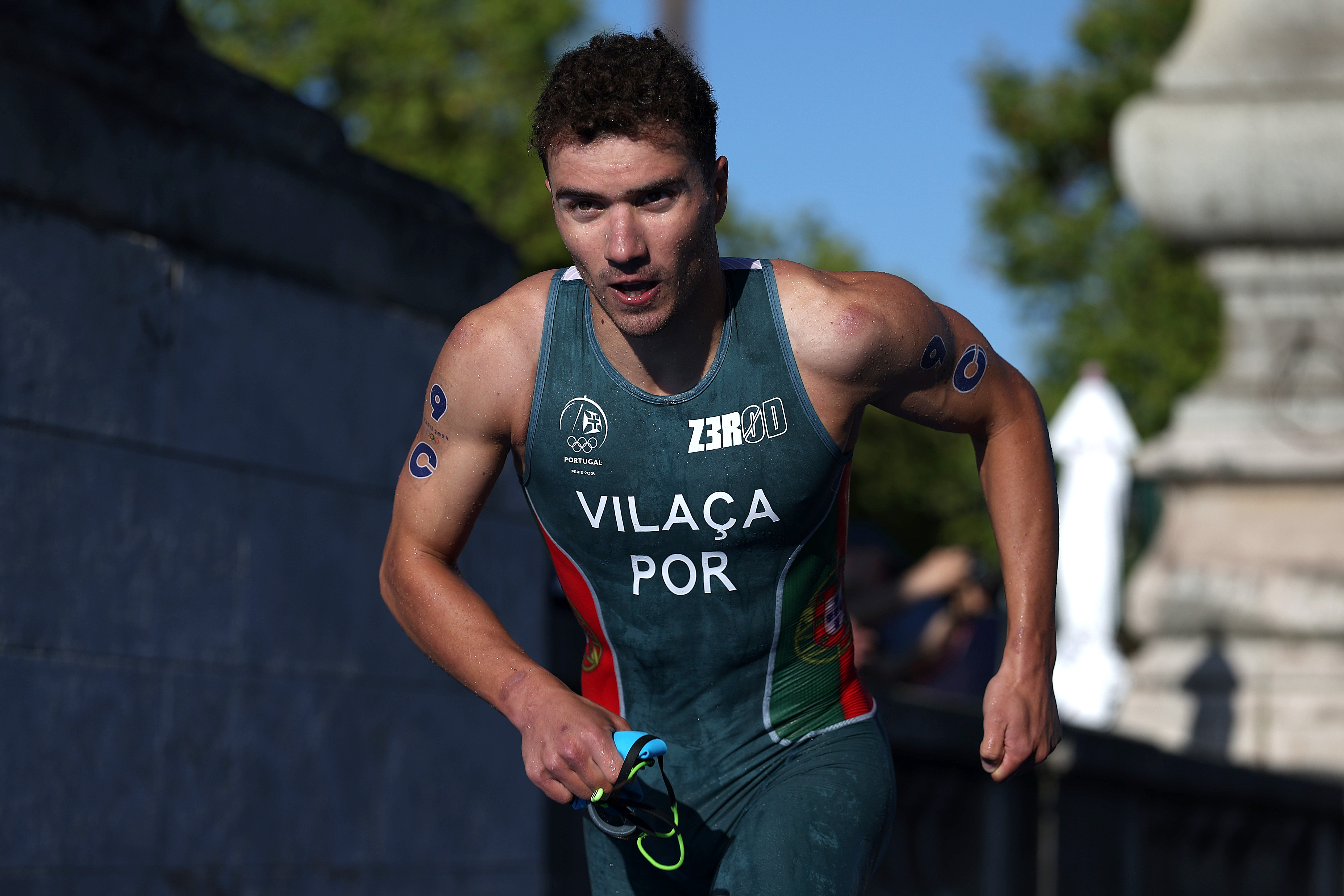 Vasco Vilaca during the Mixed Relay at the Olympic Games Paris 2024 in Paris, France, on August 5, 2024 | Source: Getty Images