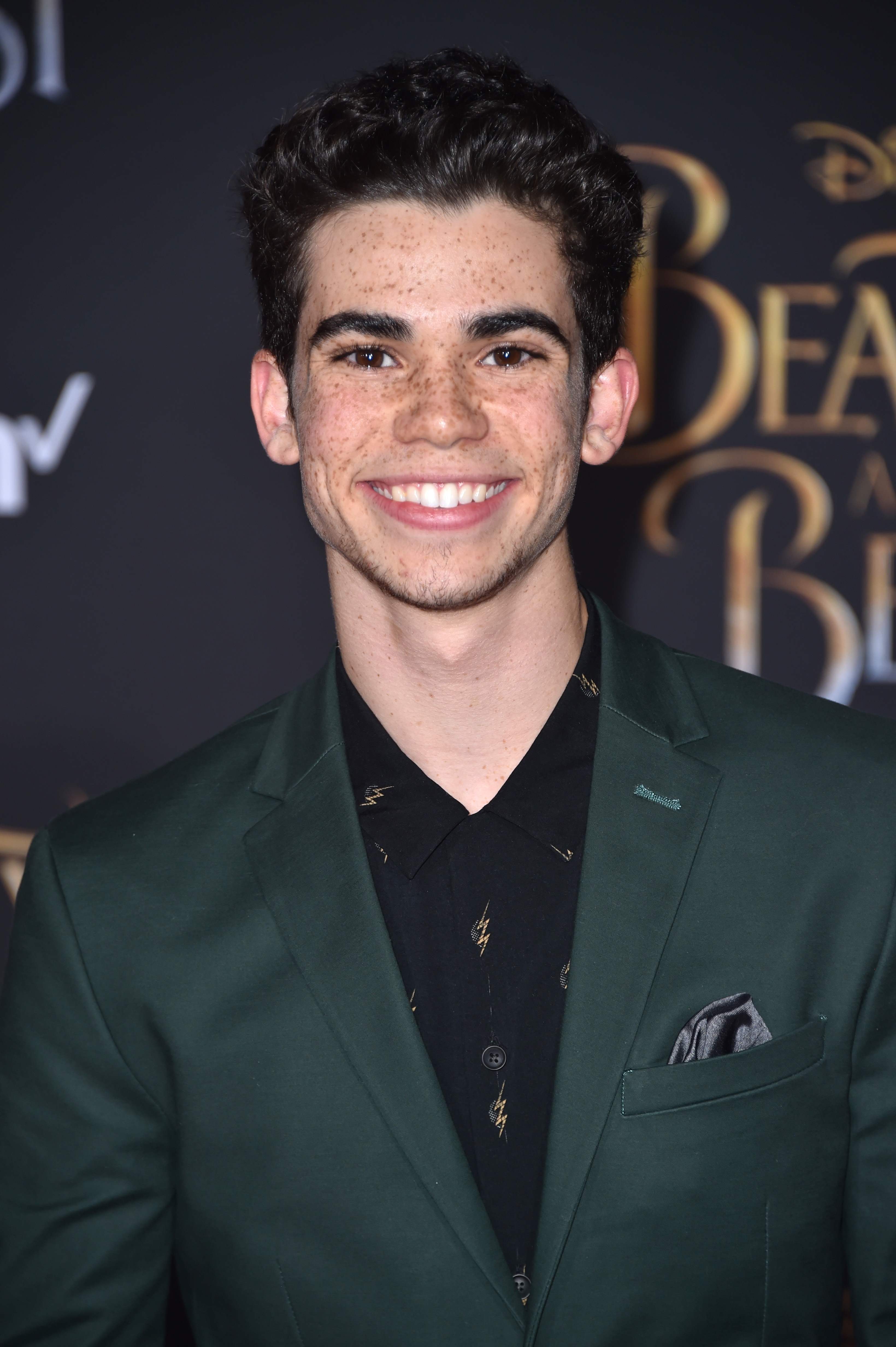 Cameron Boyce poses at Disney's "Beauty and the Beast" premiere at El Capitan Theatre on March 2, 2017, in Los Angeles, California | Source: Getty Images
