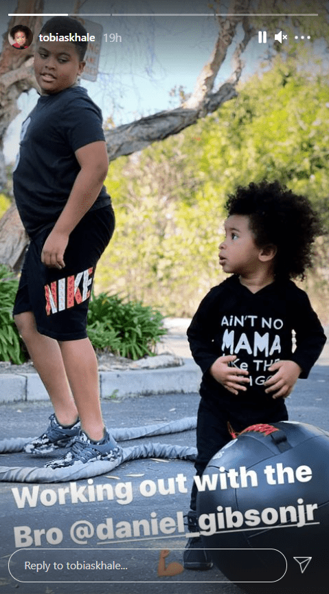 Keyshia Cole's sons Daniel Jr. and Tobias spending quality time together | Photo: Instagram/tobiaskhale