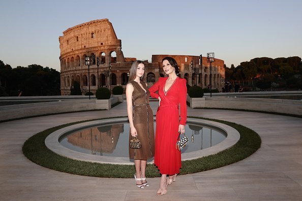 Catherine Zeta Jones and Carys Zeta Douglas attend the Cocktail at Fendi Couture Fall Winter 2019/2020 in Rome, Italy. | Photo: Getty Images