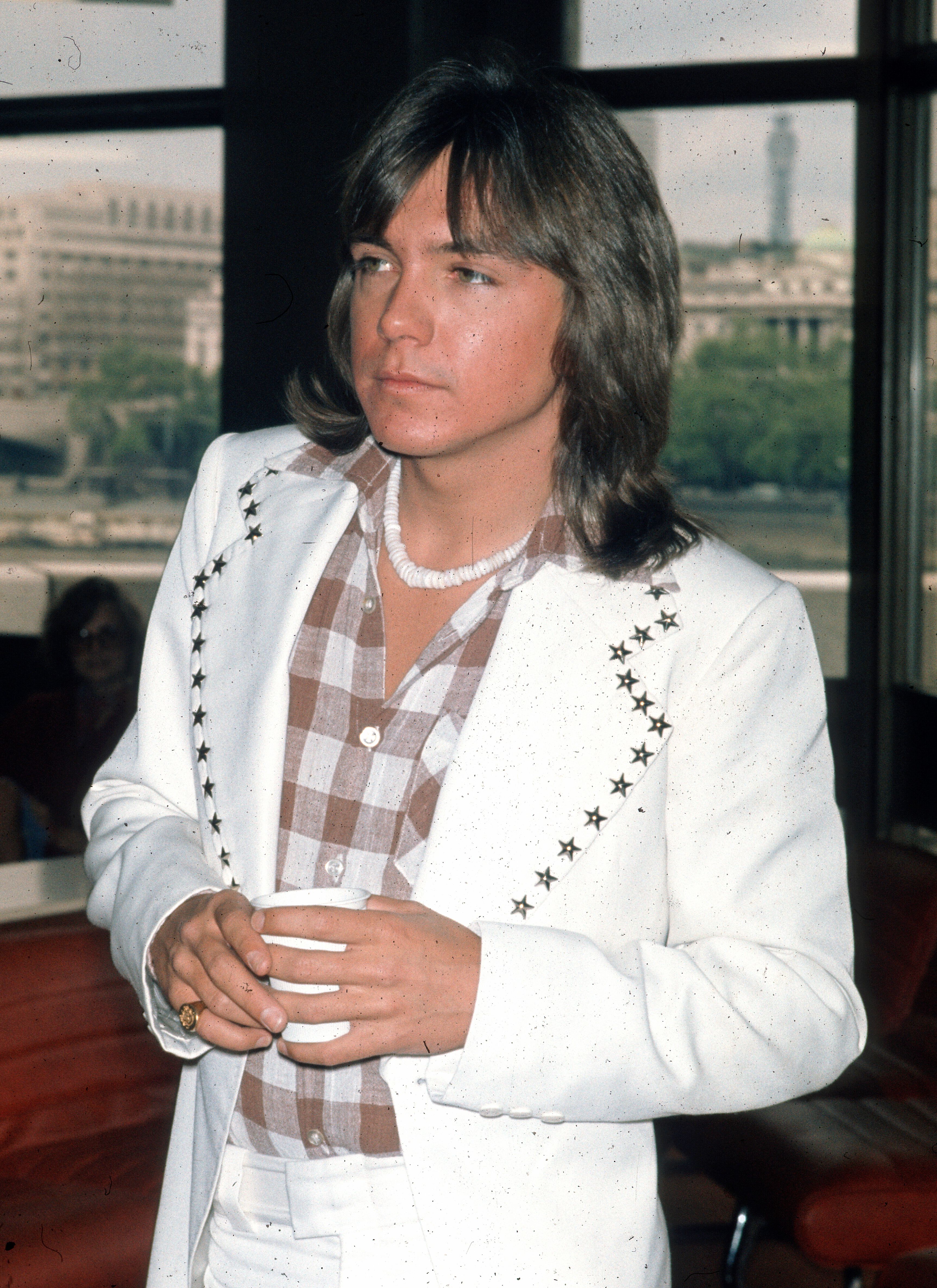 David Cassidy at a press conference in the LWT studios on May 25, 1974, London, England. | Source: Anwar Hussein/Getty Images