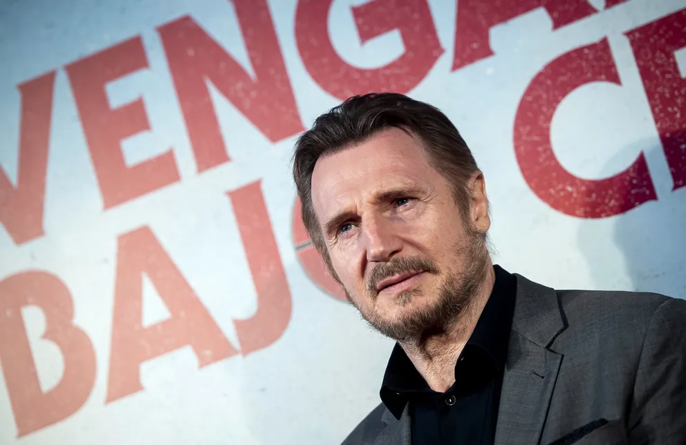 Liam Neeson lors de la première de "Sang froid" à Madrid, le 15 juillet 2019 à Madrid, en Espagne. / Source : Getty Images